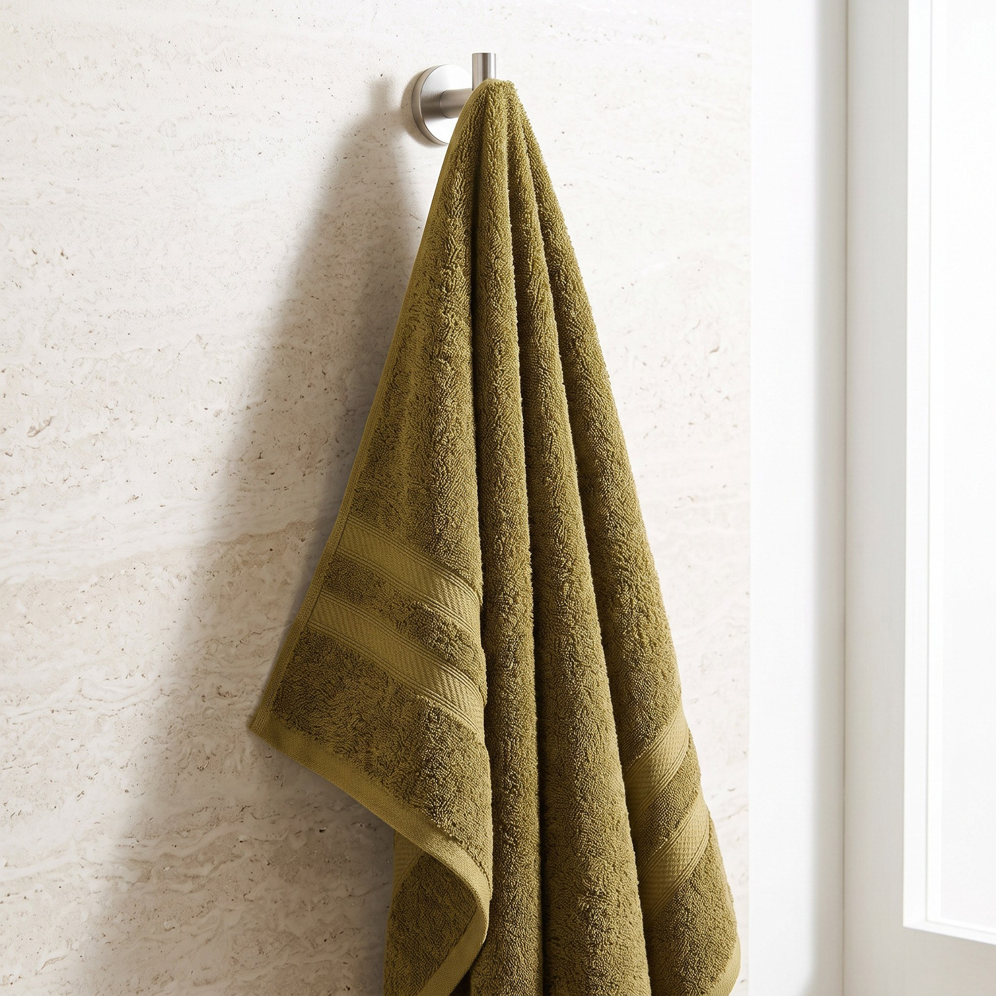 فوطة استحمام كبيرة من قطن ممشط - إسينشال بلس - 90×150 سم-hbxbathroom-bathroomtextiles-image-3