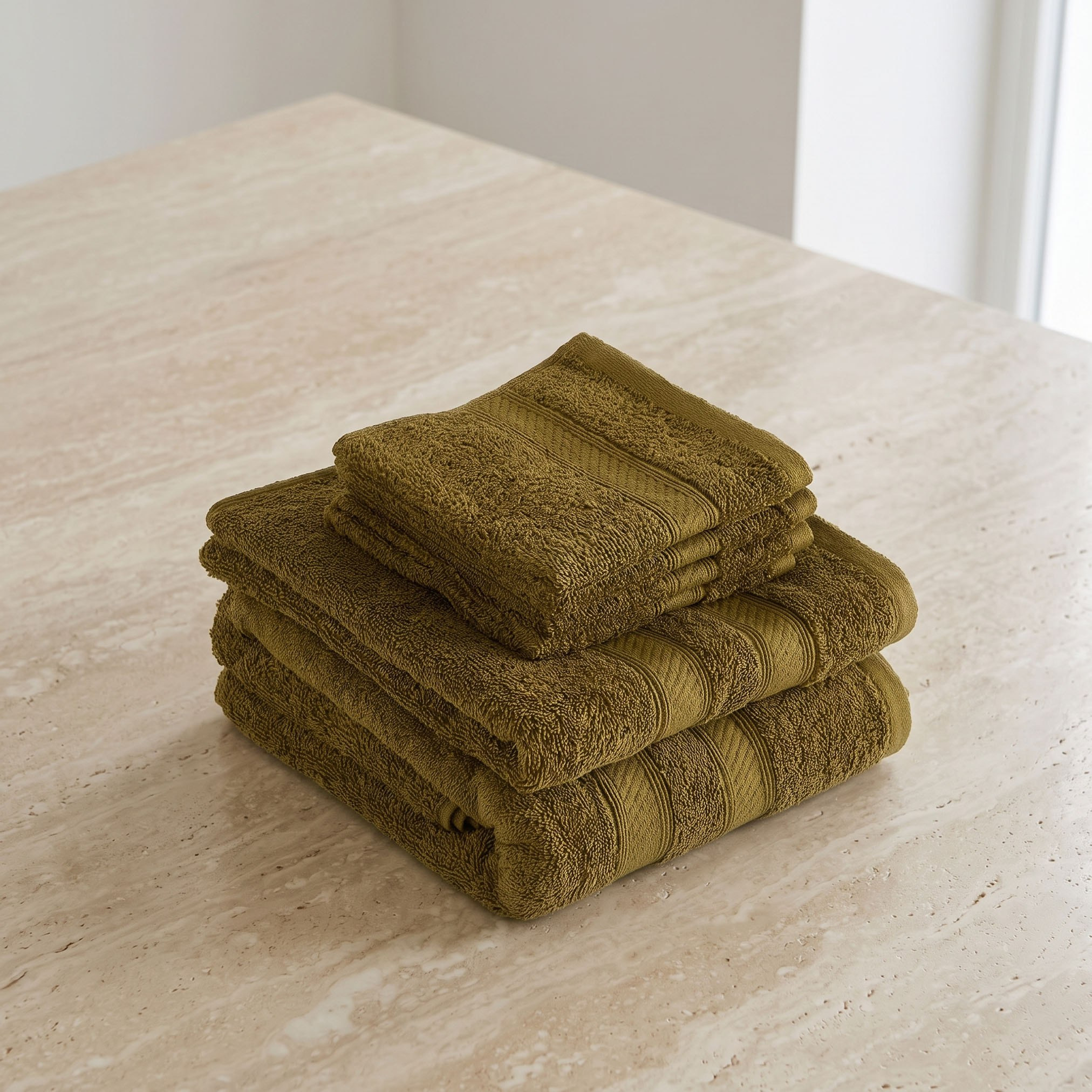 Essential Plus Combed 6-Piece Towel Set-hbxbathroom-bathroomtextiles-image-1