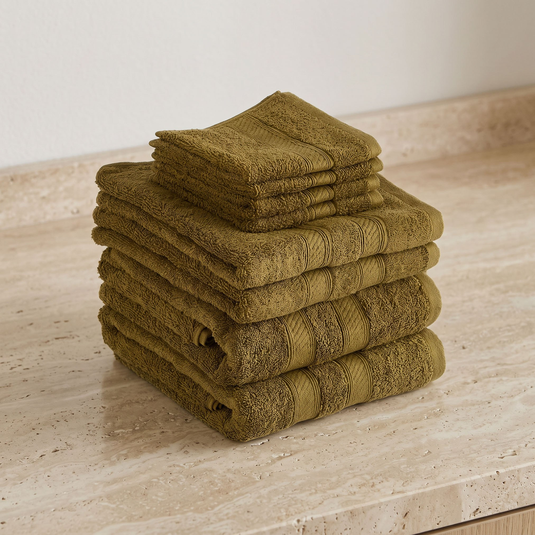 طقم مناشف ممشط قطن 8 قطع بلس من إسينشال-hbxbathroom-bathroomtextiles-image-1