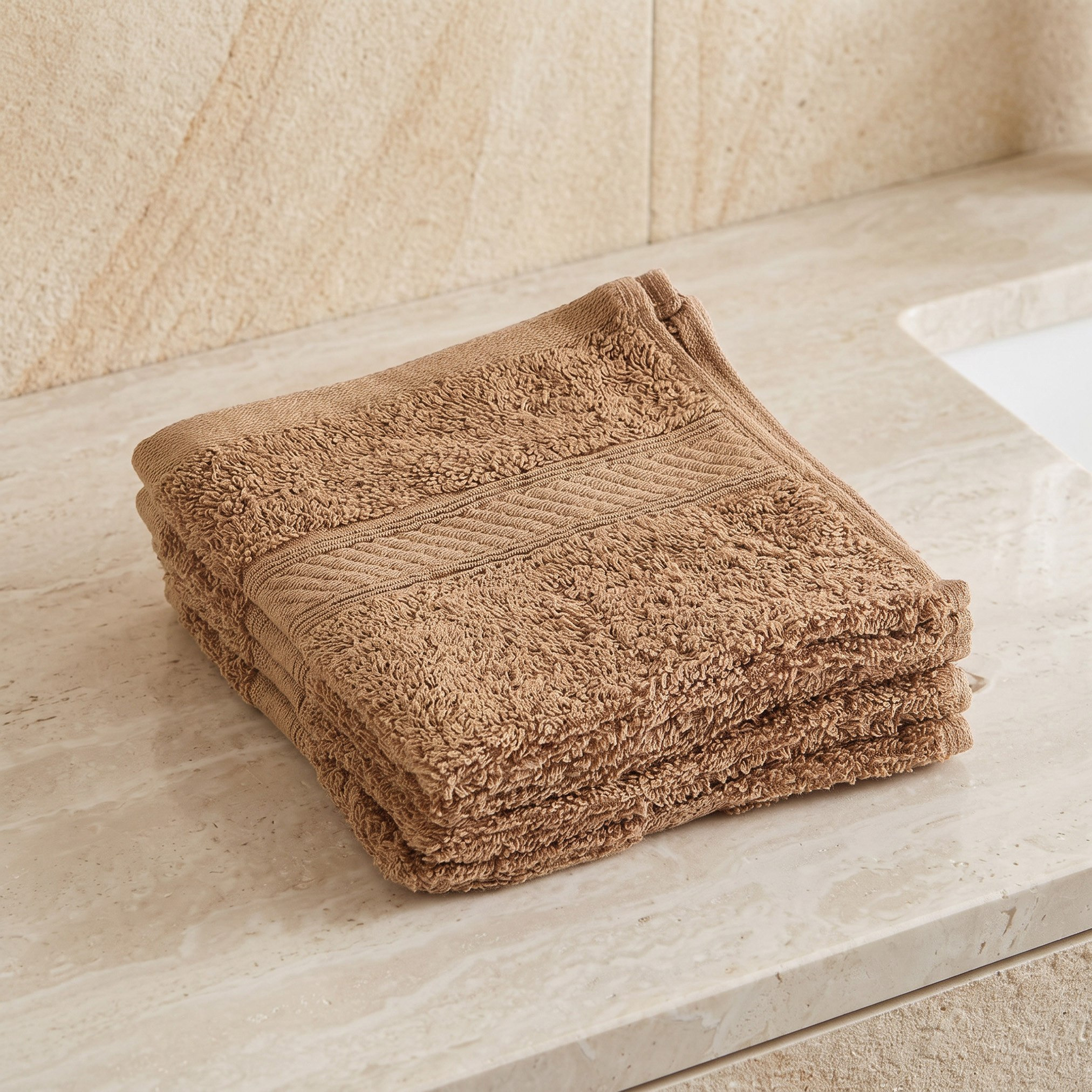 Essential Plus Combed 4-Piece Face Towel Set - 30x30 cm-hbxbathroom-bathroomtextiles-image-1