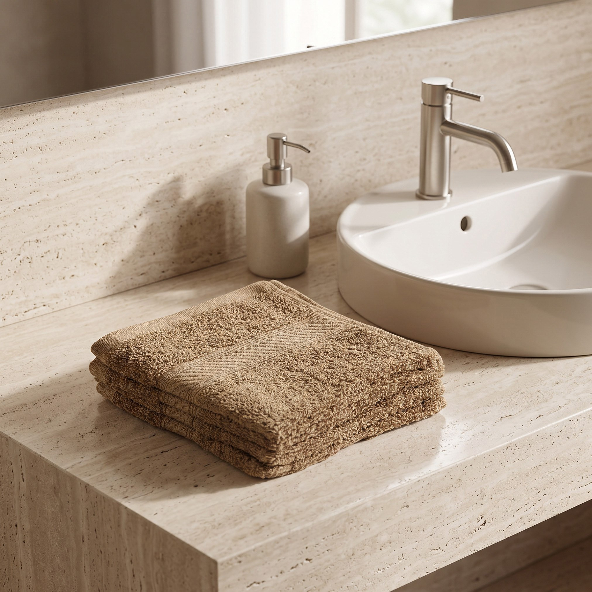 Essential Plus Combed 4-Piece Face Towel Set - 30x30 cm-hbxbathroom-bathroomtextiles-image-4