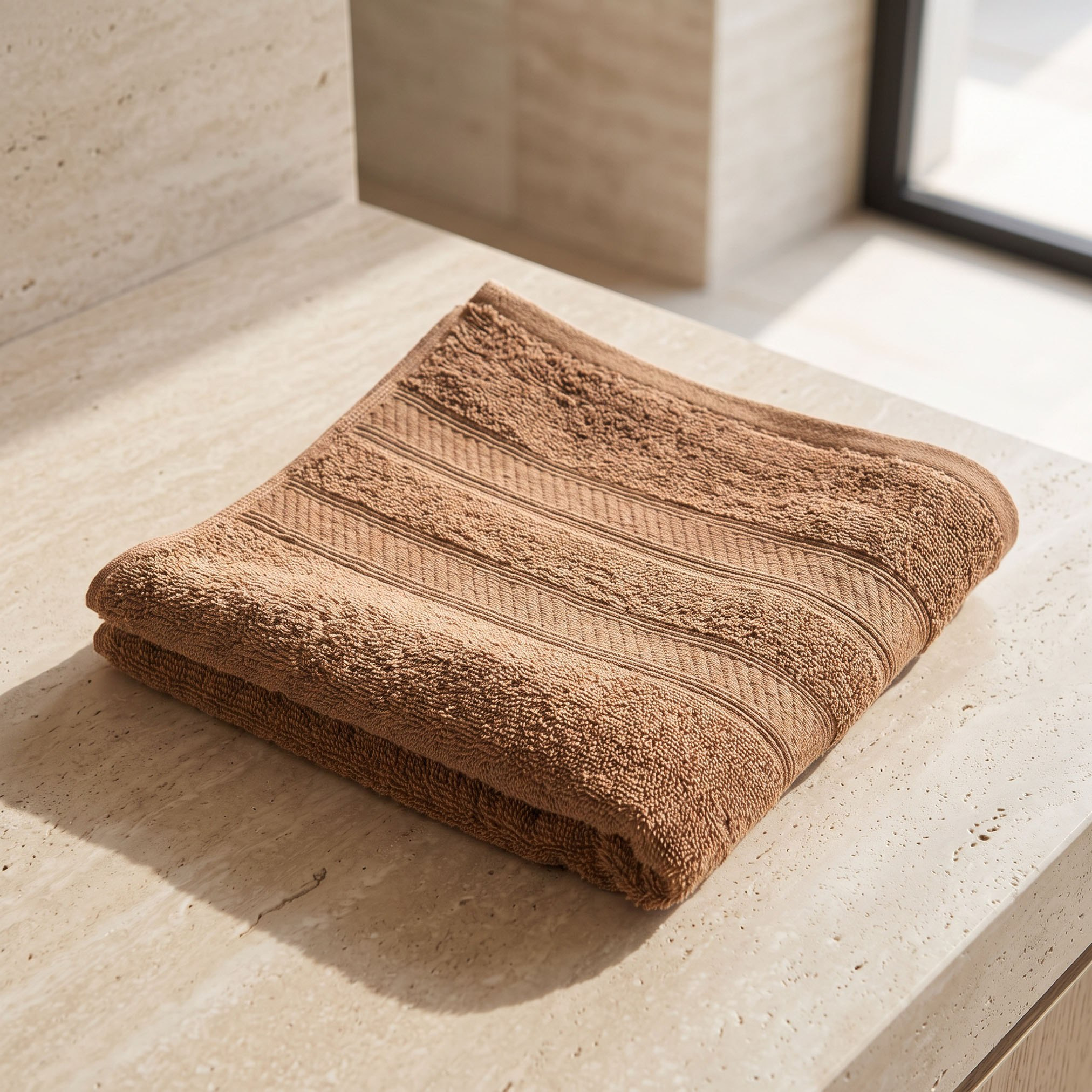 منشفة يد ممشطة من إسينشال بلس - 50×90 سم-hbxbathroom-bathroomtextiles-image-1