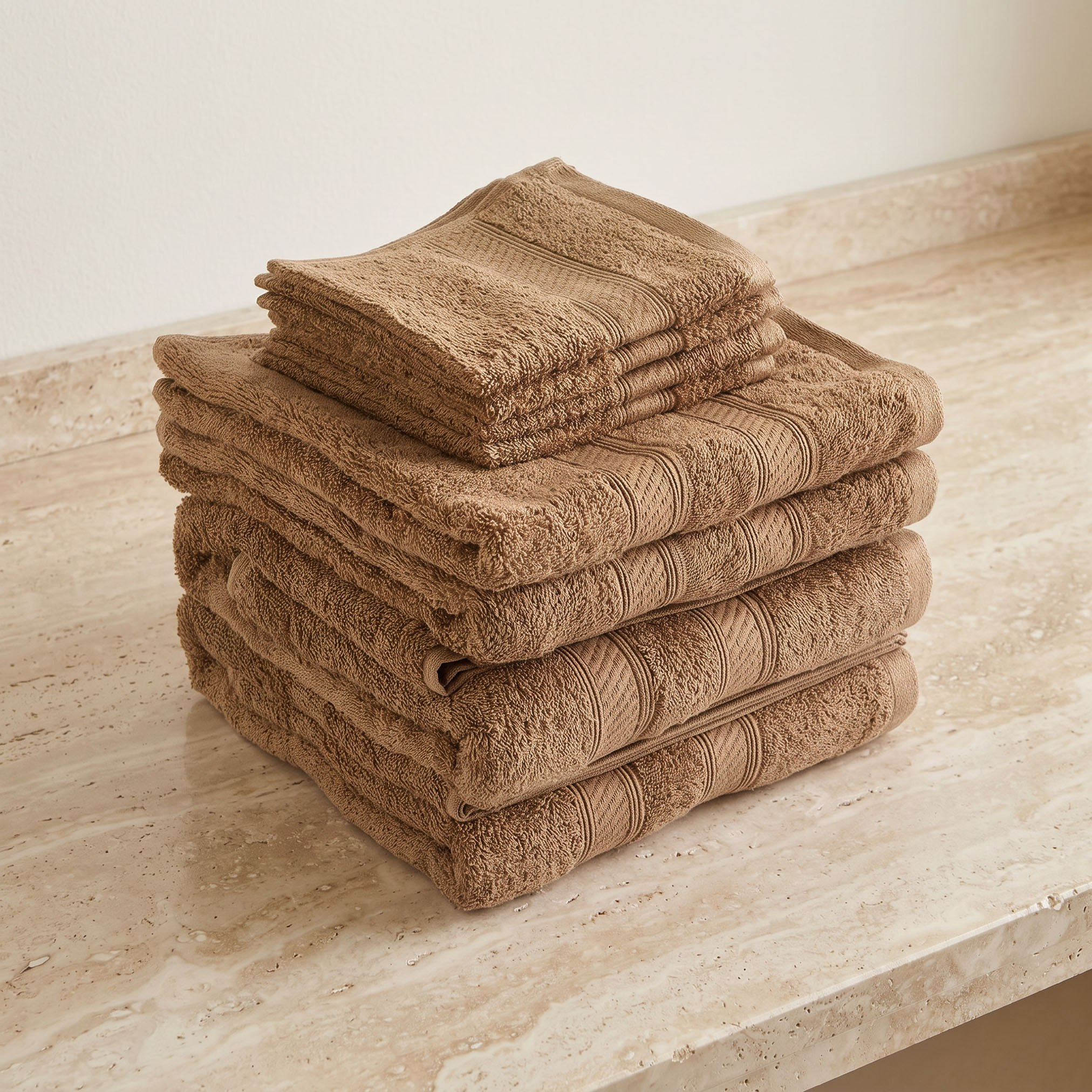 طقم مناشف ممشط قطن 8 قطع بلس من إسينشال-hbxbathroom-bathroomtextiles-image-1