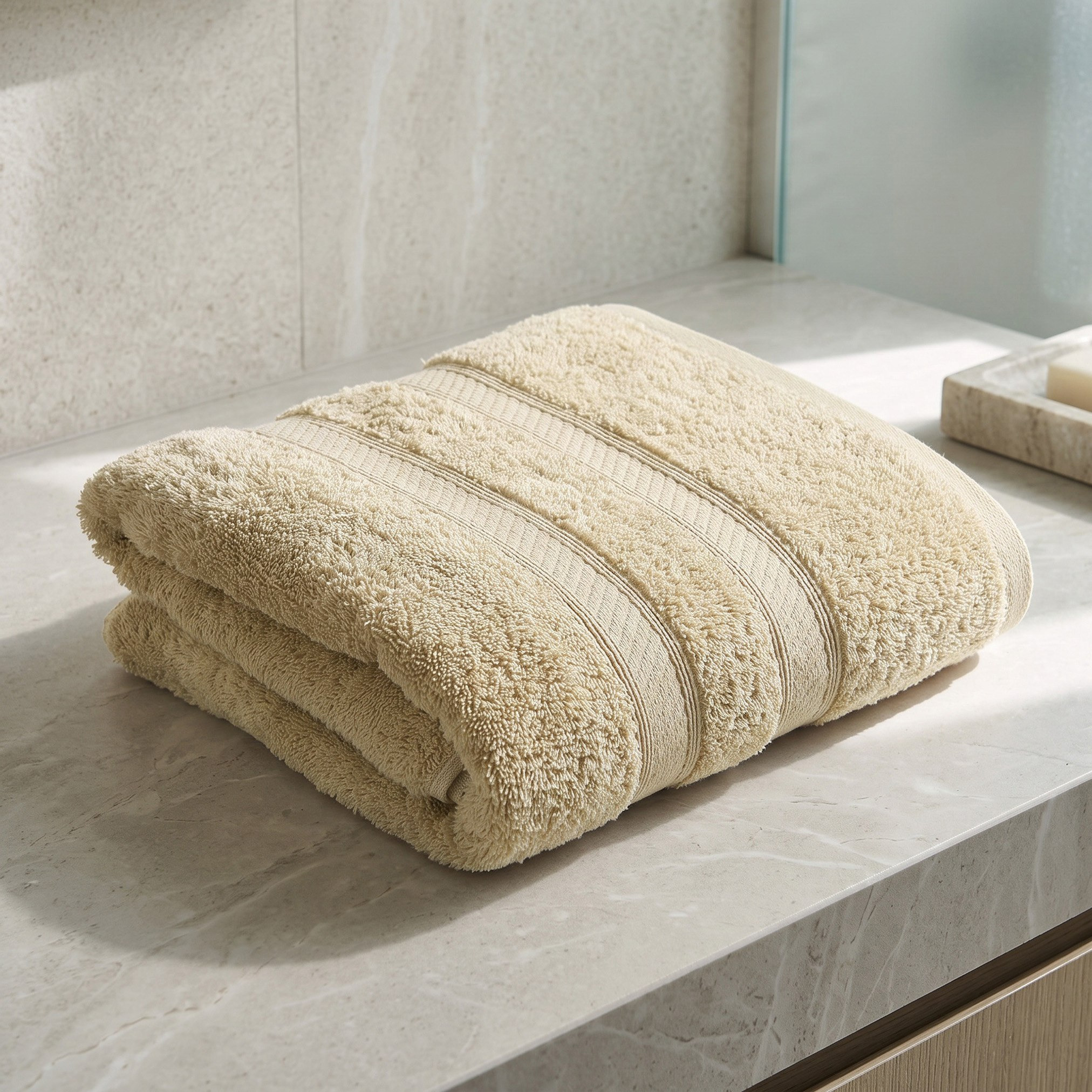 Essential Plus Combed Bath Towel - 70x140 cm-hbxbathroom-bathroomtextiles-image-1