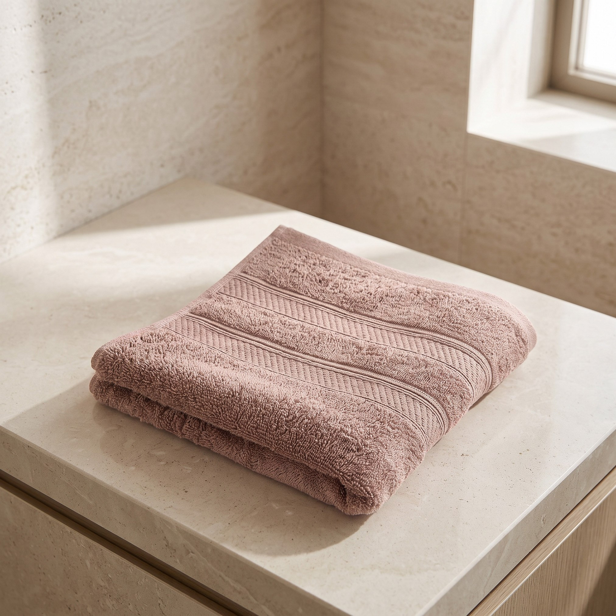 Essential Plus Combed Hand Towel - 50x90 cm-hbxbathroom-bathroomtextiles-image-1