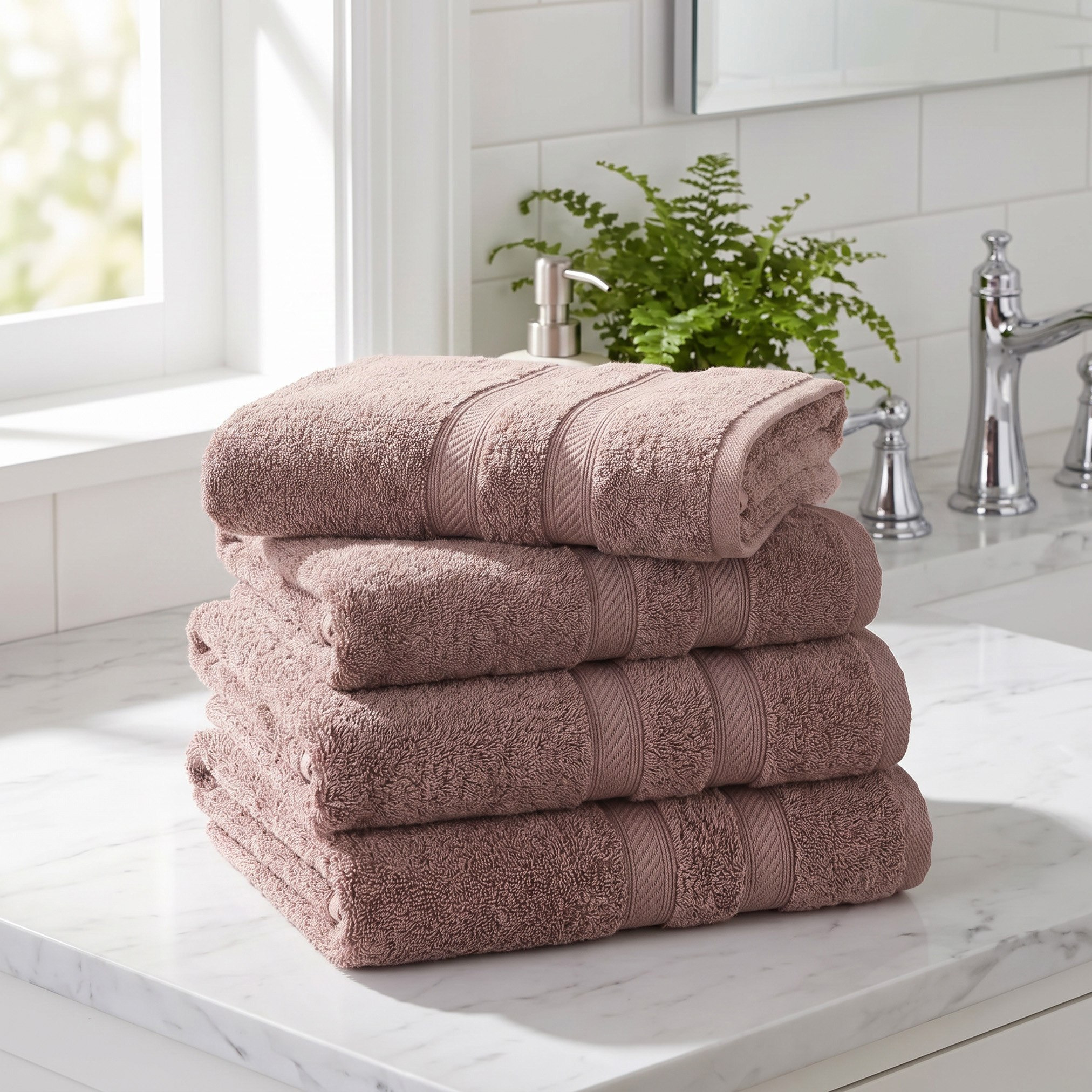 منشفة حمام ممشطة من إسينشال بلس - 70x140 سم-hbxbathroom-bathroomtextiles-image-6
