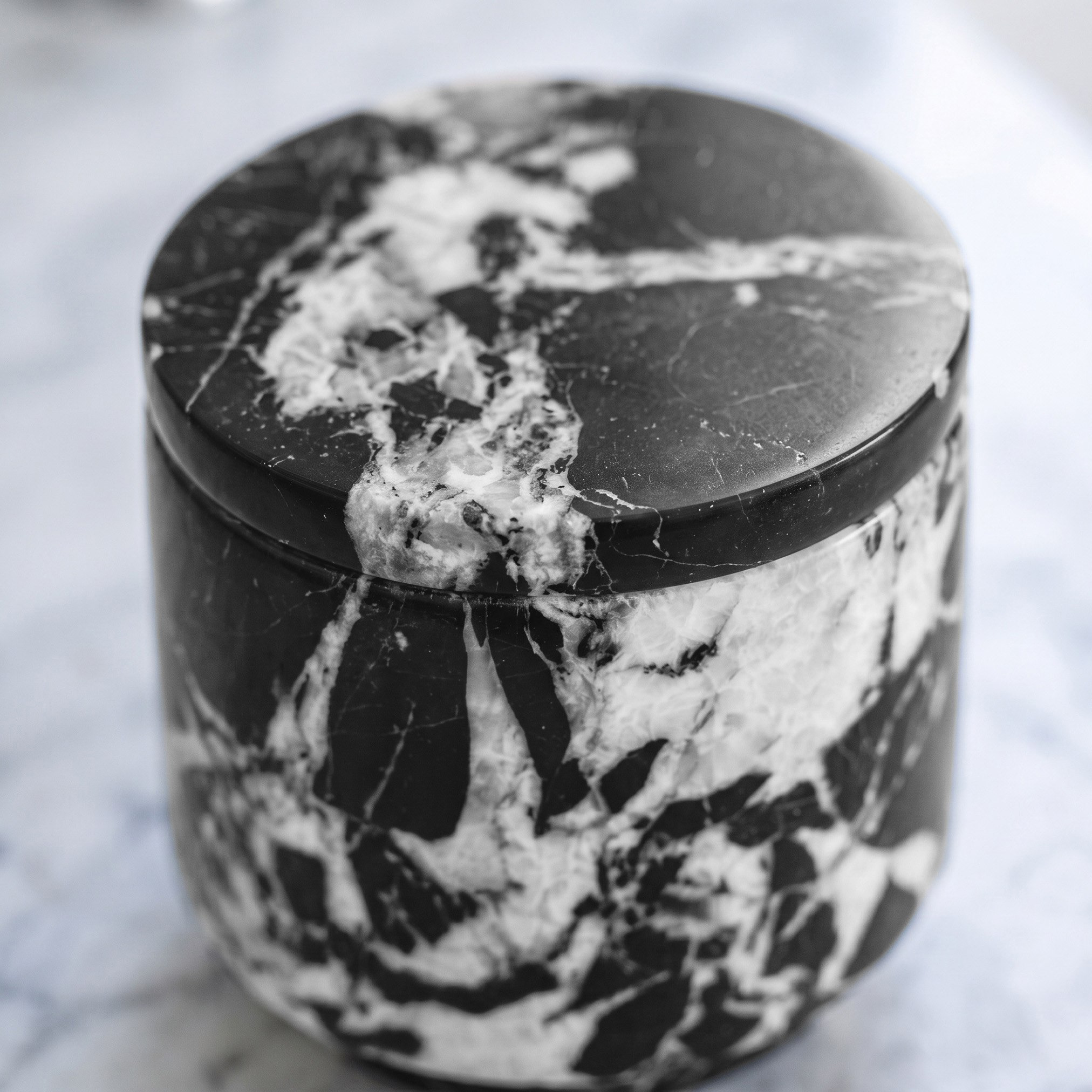 Onyx Marble Cotton Jar-hbxhomeware-bathandlaundry-tissueboxesandcottonjars-image-3