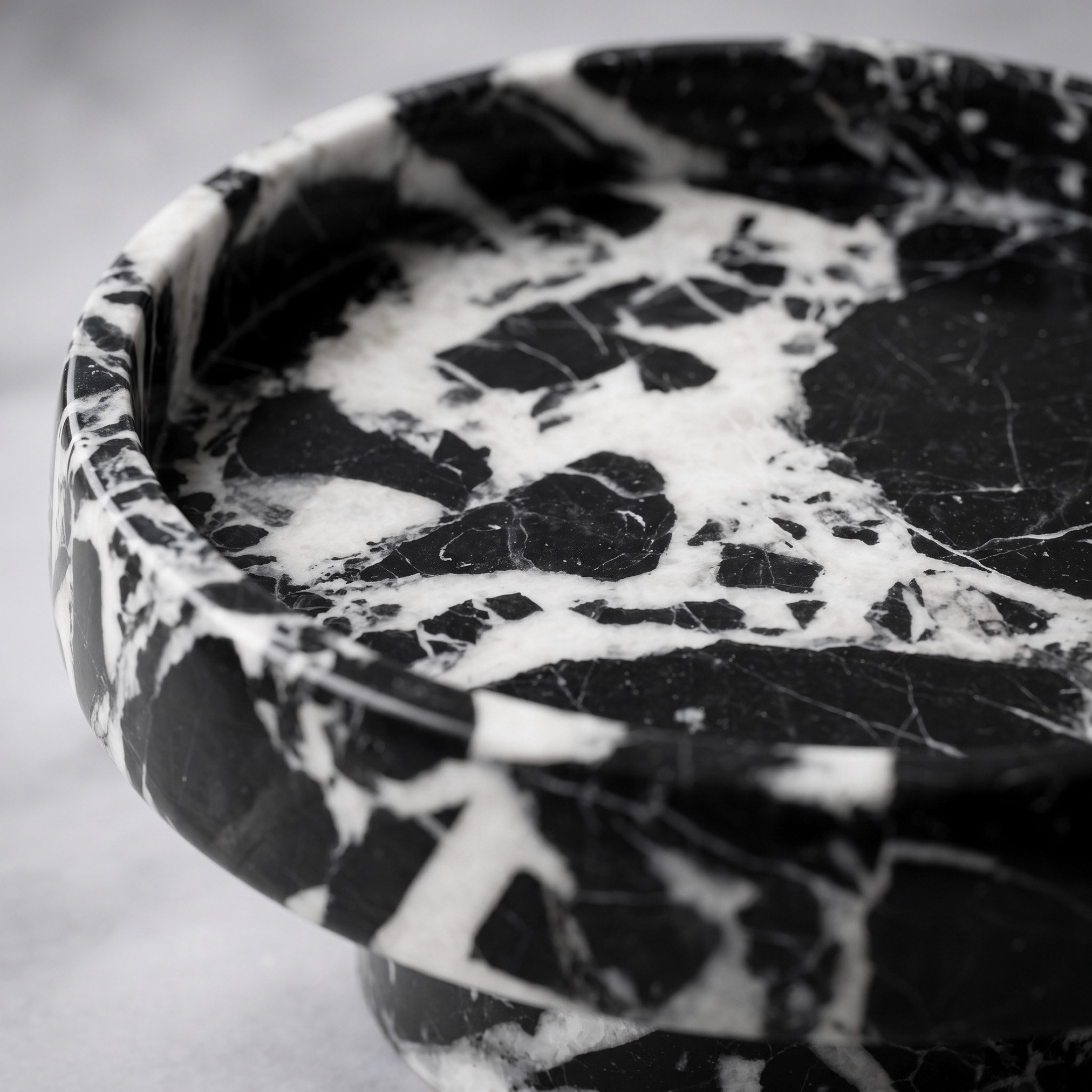 صينية حمام رخام من أونيكس - 24×24×6 سم-hbxdecorandfurnishings-bathroomaccessories-bathroomsets-image-2