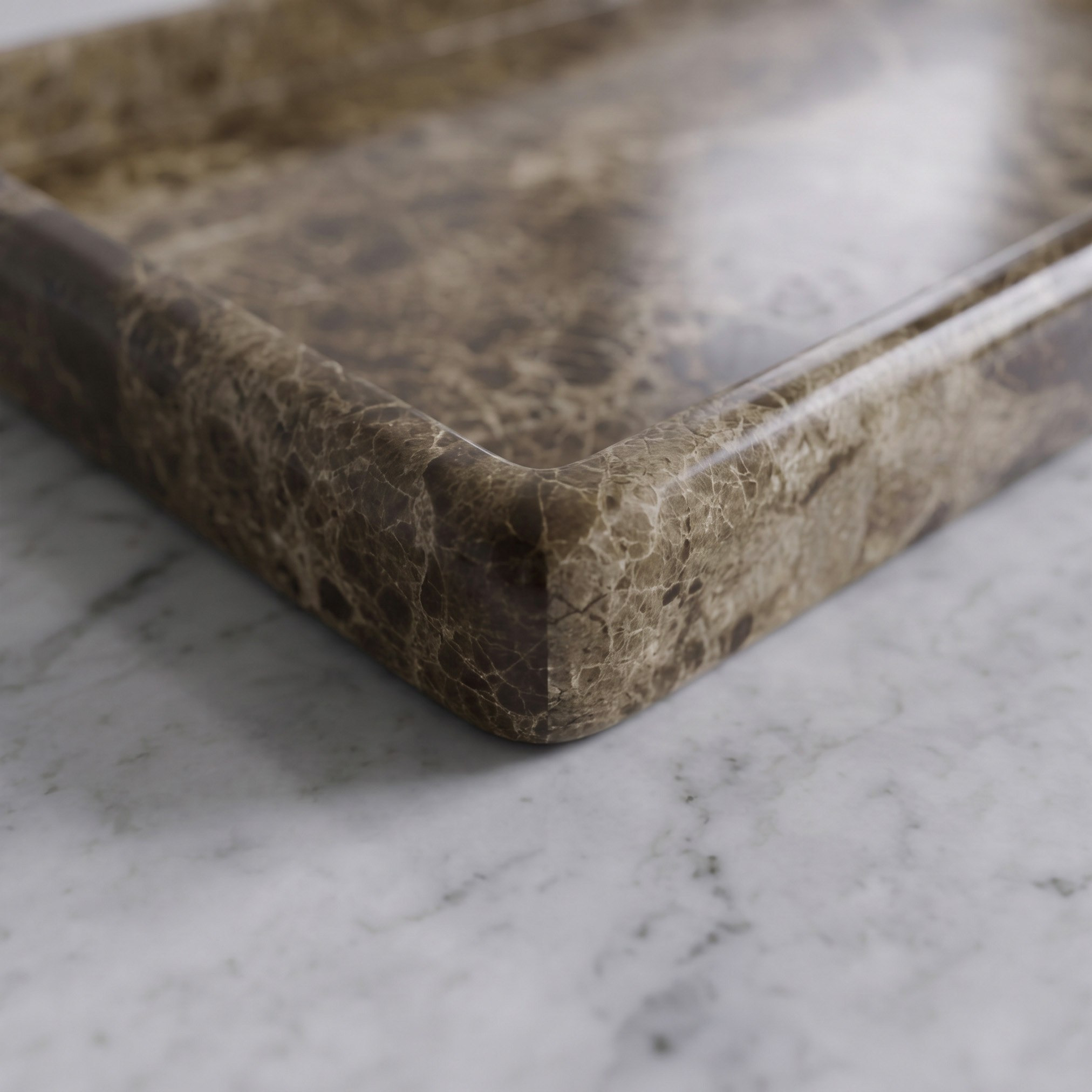 Imperial Marble Bath Tray - 30.2x15.2x2.5 cm-hbxdecorandfurnishings-bathroomaccessories-bathroomsets-image-2
