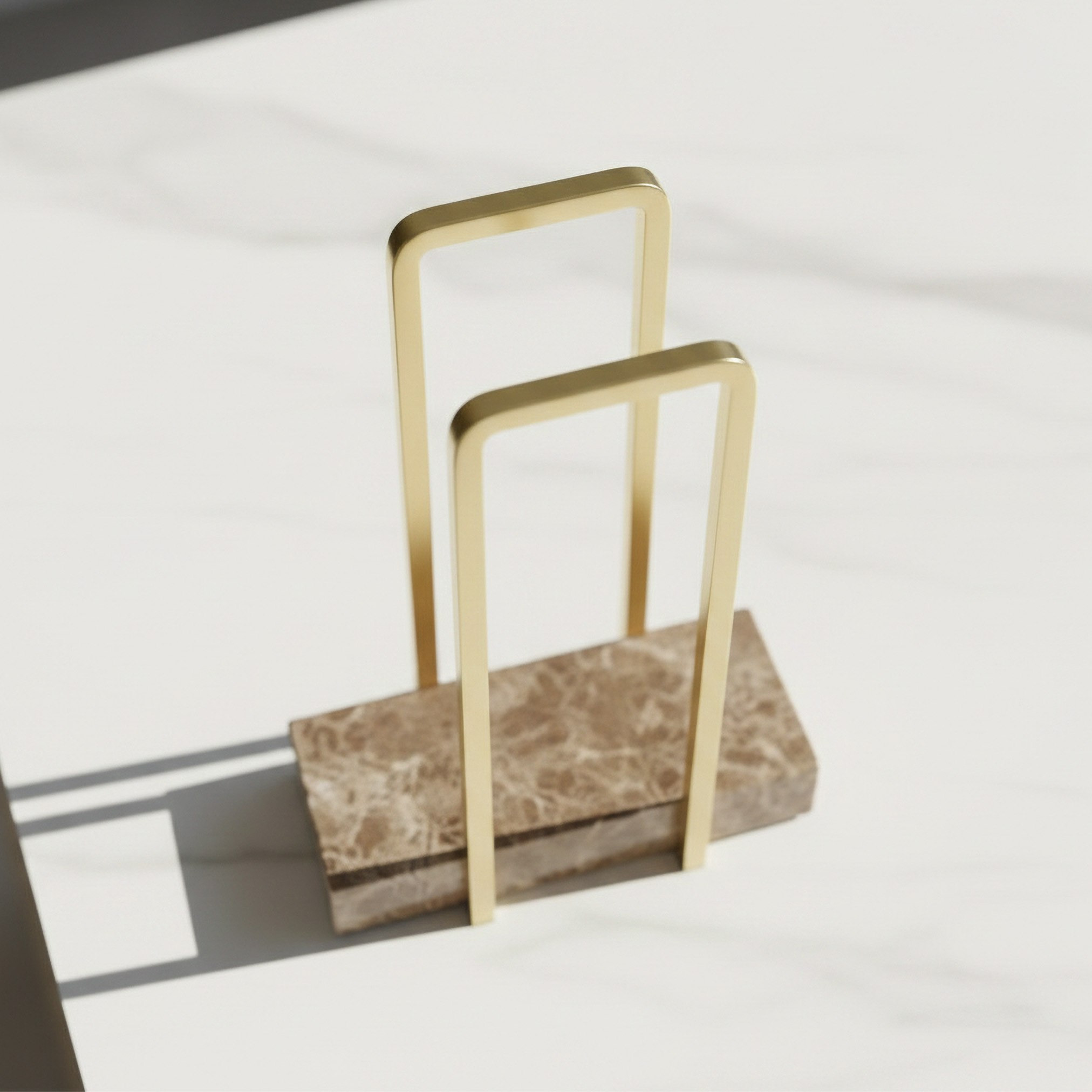 حامل مناشف رخام من إمبريال - 17.3x7.7x3 سم-hbxdecorandfurnishings-bathroomaccessories-bathroomsets-image-3