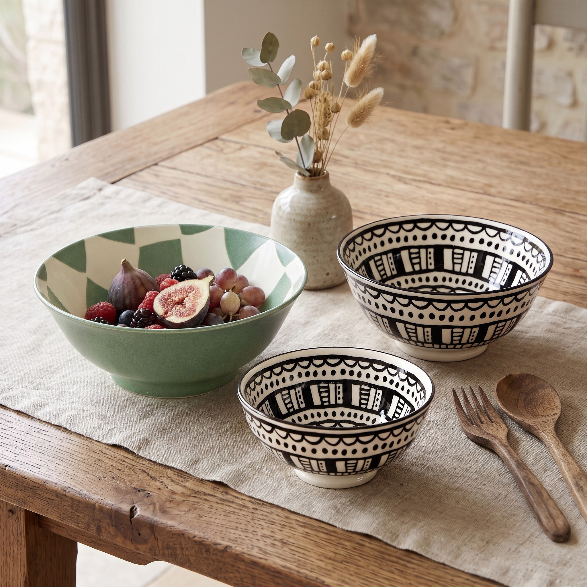 Dana Check Bowl - 20.9 cm-hbxhomeware-diningandtabletop-bowls-image-4