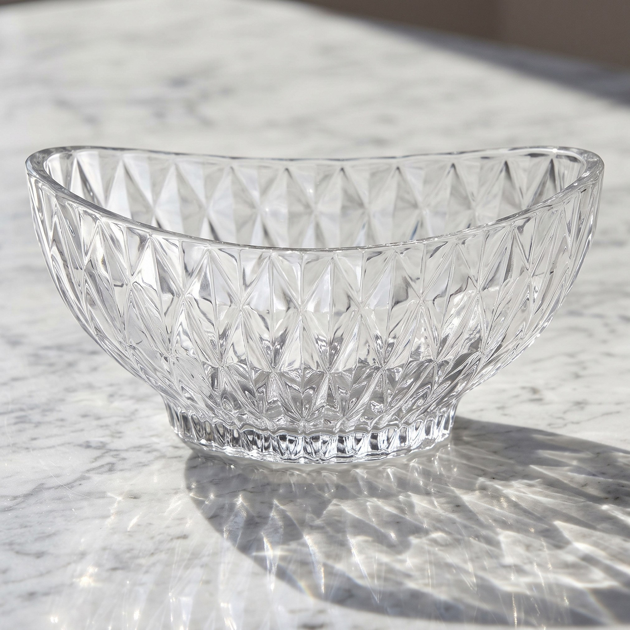 Jewel Glass Bowl - 28x14.8x13.4 cm-hbxdecorandfurnishings-tabletop-crockery-image-1
