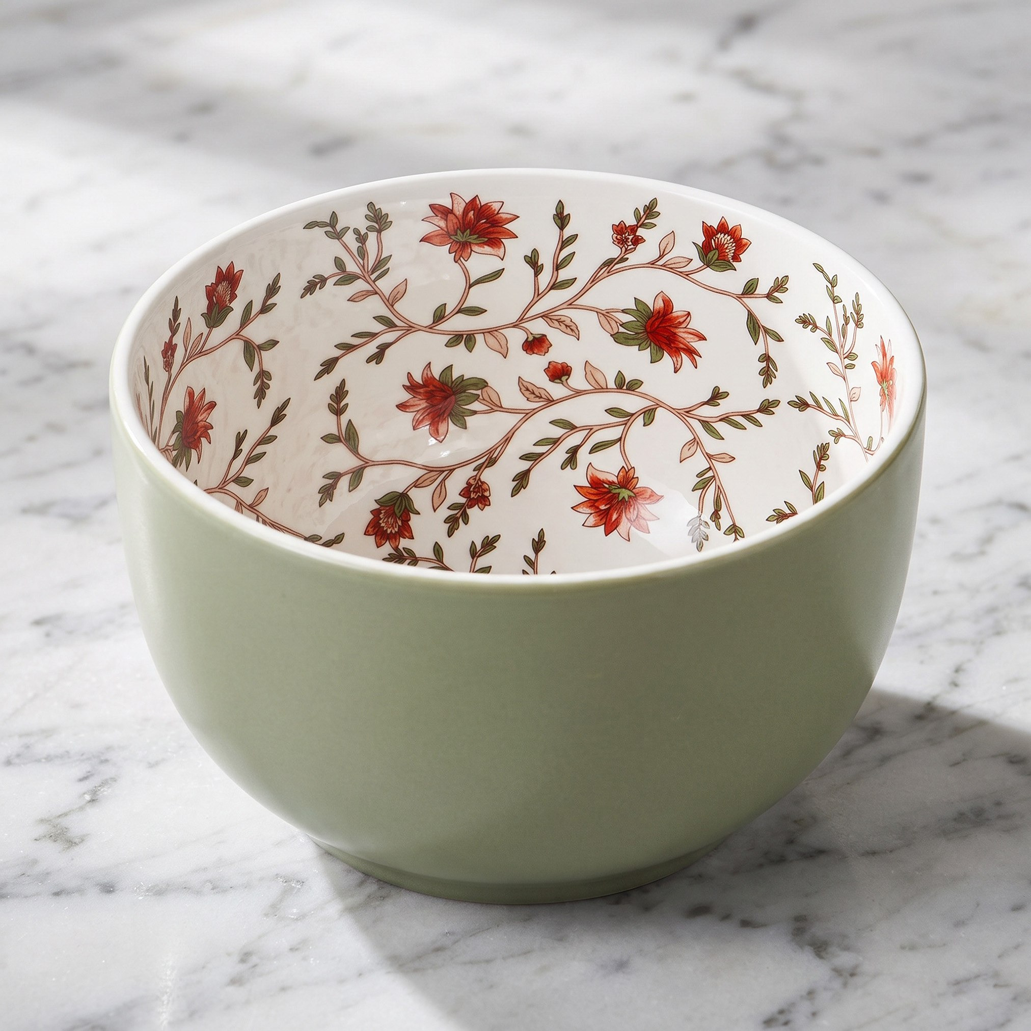 Floral Fiesta Round Mixing Bowl - 20.5 cm-hbxkitchen-kitchenware-foodpreparation-image-1