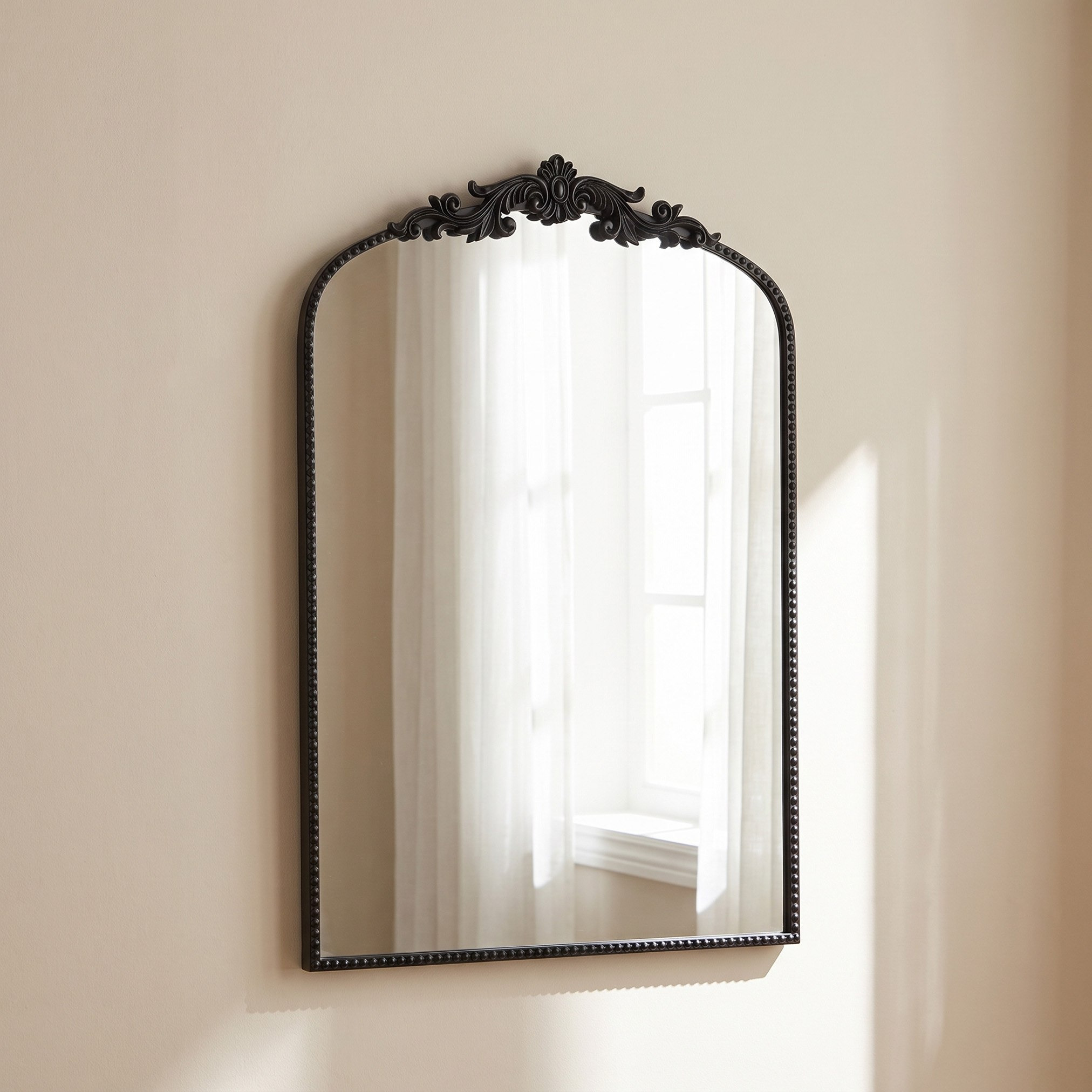 Aayra Lume Ornate Mirror - 102x71 cm-hbxbedroom-walldecor-mirrors-image-1