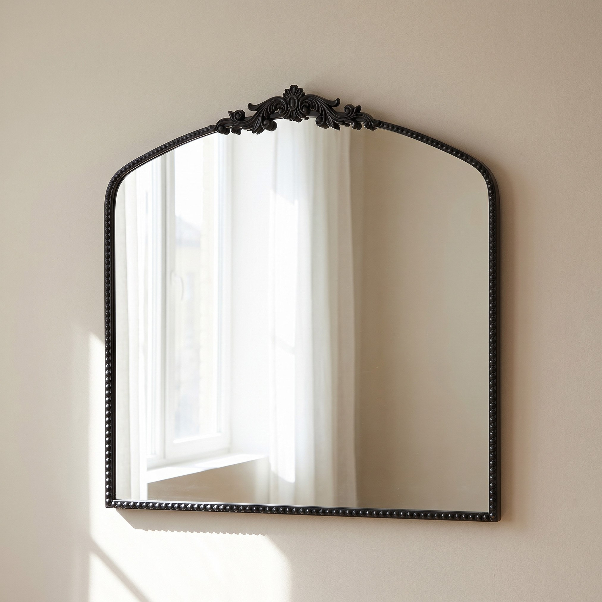 Aayra Lume Ornate Mirror - 100x109 cm-hbxbedroom-walldecor-mirrors-image-1