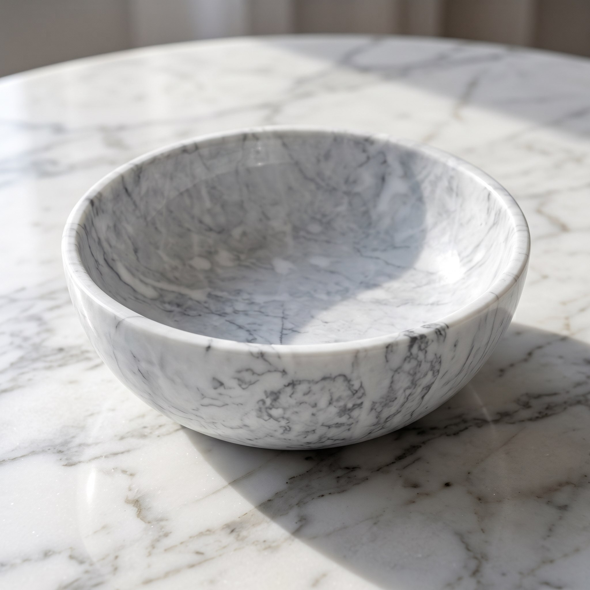 وعاء تقديم رخام من بيانكا - 22.5x22.5x7  سم-hbxdecorandfurnishings-homeaccessories-bowls-image-1