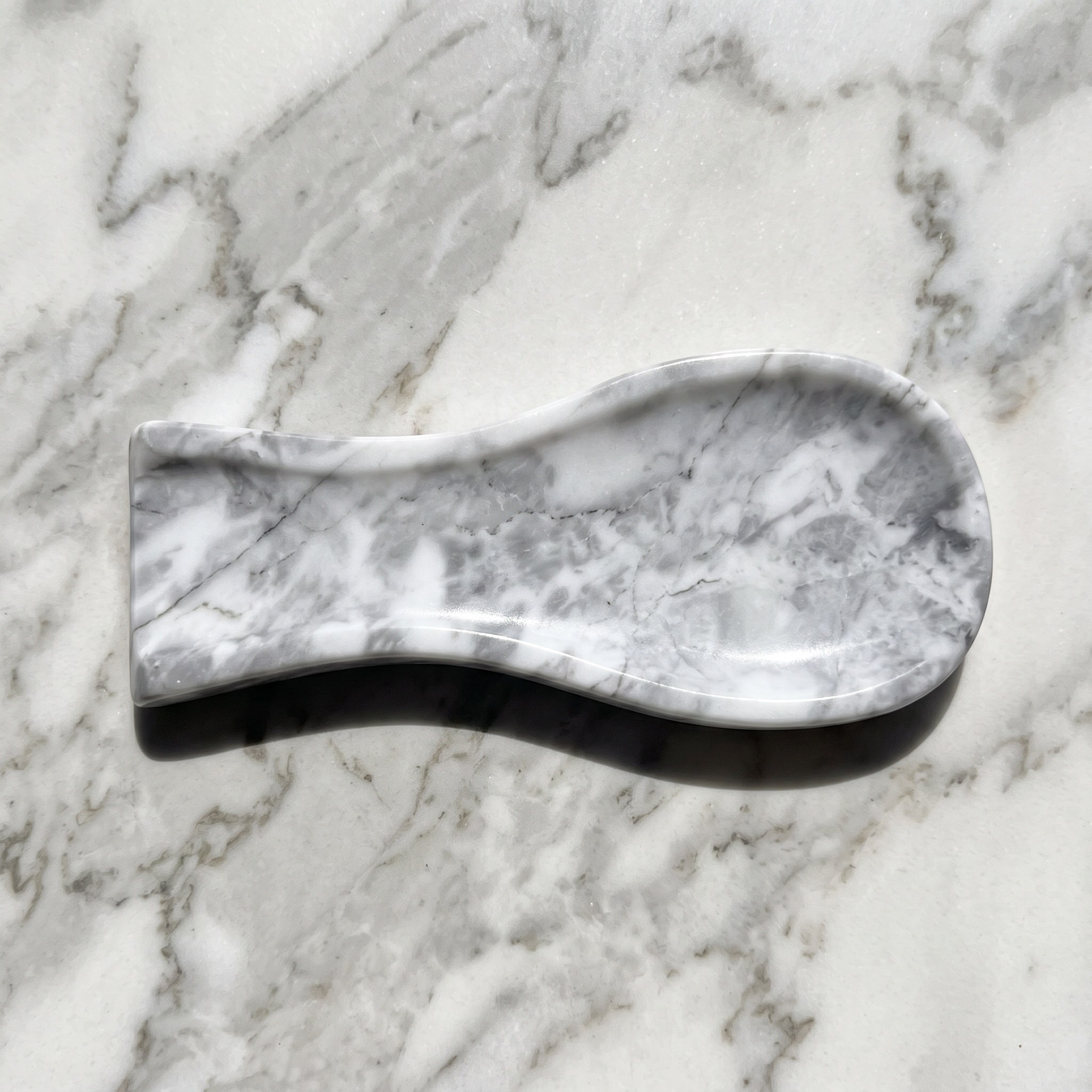 Bianca Marble Spoon Rest - 23.5x10.5x2.3 cm-hbxkitchen-kitchenware-kitchenaccessories-image-2