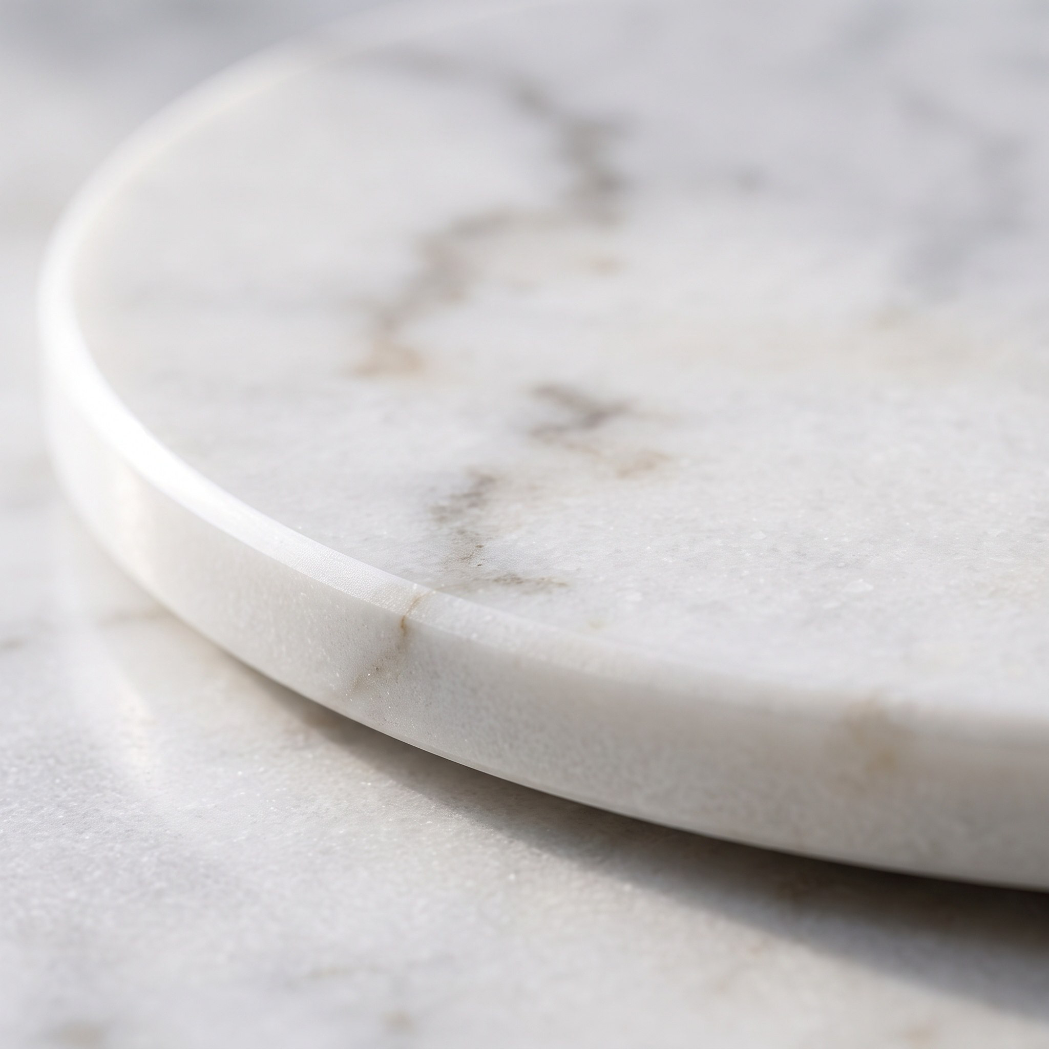 Bianca Marble Lazy Susan with Rotating Glass Base - 36x36x3 cm-hbxkitchen-kitchenware-kitchenaccessories-image-3
