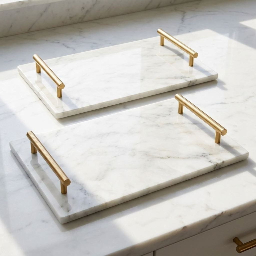 صينية تقديم رخامية بمقابض ذهبية من بيانكا – 41×21×5 سم-hbxkitchen-kitchenware-choppingboards-image-3