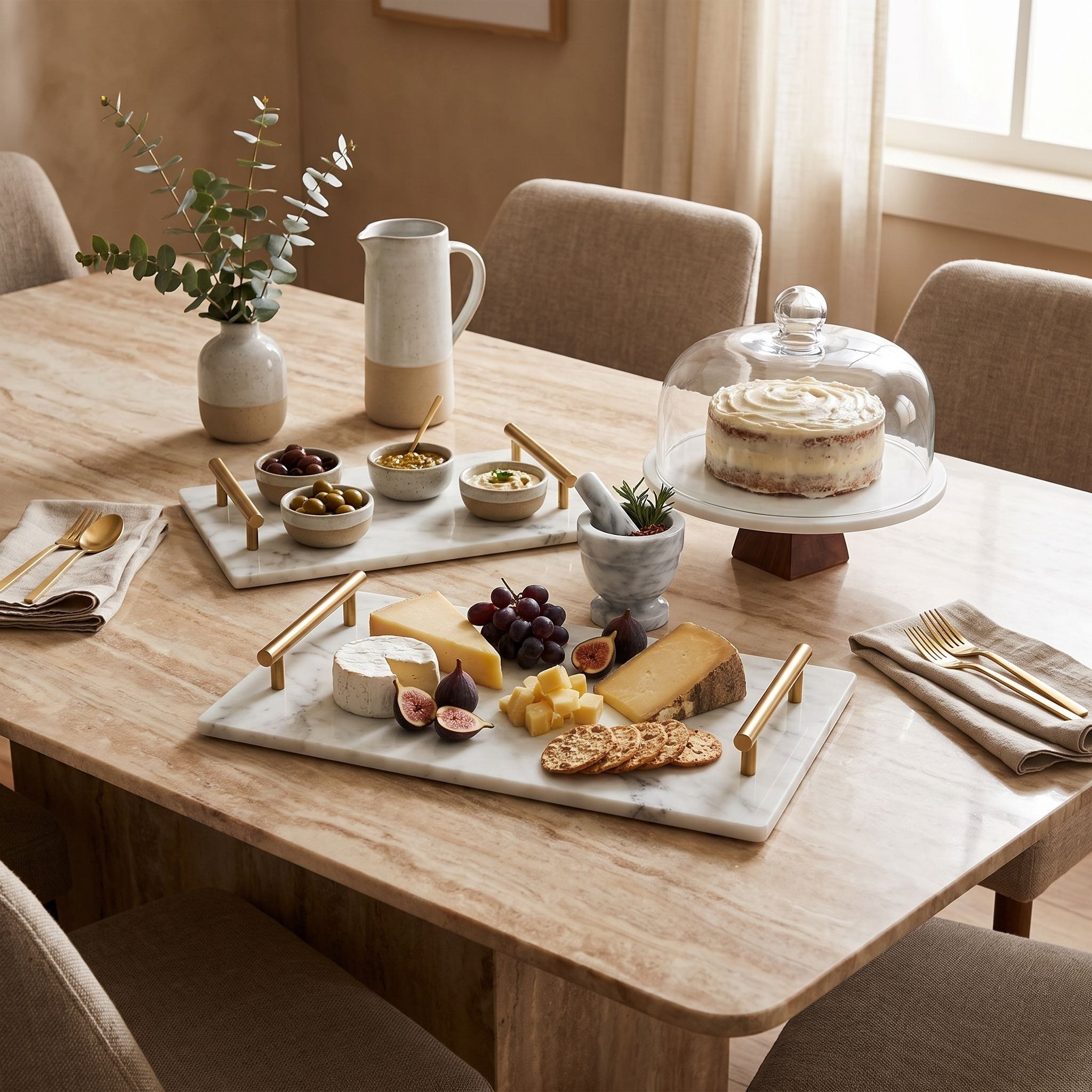 صينية تقديم رخامية بمقابض ذهبية من بيانكا – 41×21×5 سم-hbxkitchen-kitchenware-choppingboards-image-5