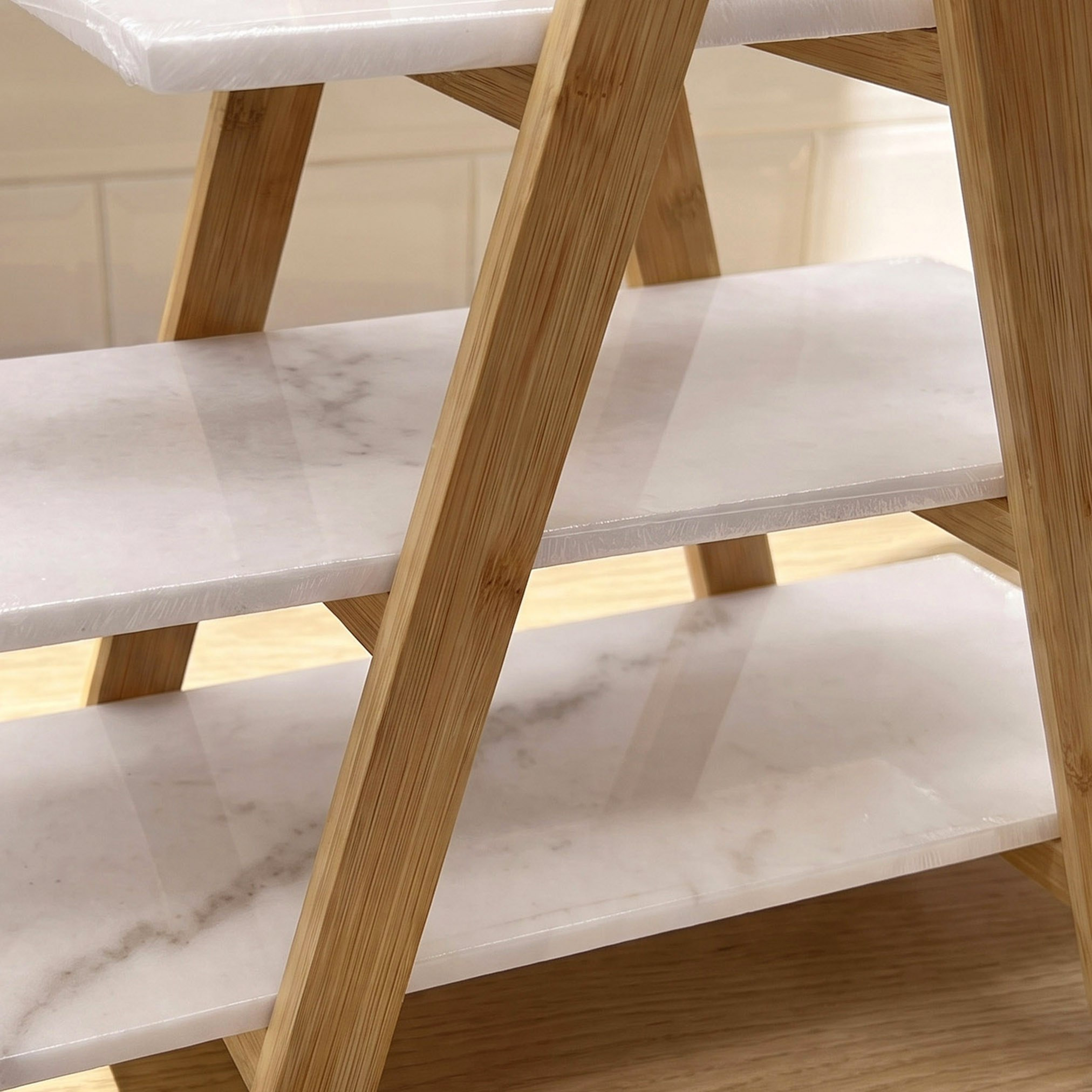 Bianca Marble 3-Tier Cake Stand - 36x20.5x60.5 cm-hbxdecorandfurnishings-tabletop-serveware-image-3