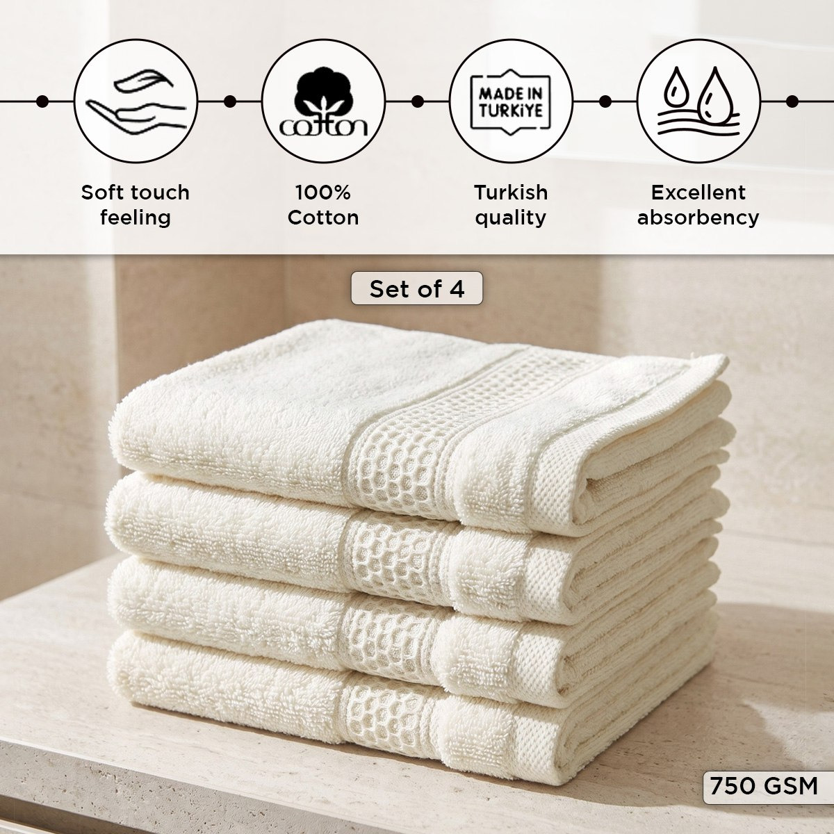طقم مناشف وجه تركية فاخرة 4 قطع من أوبيولينس - 30x30 سم-hbxbathroom-bathroomtextiles-image-6