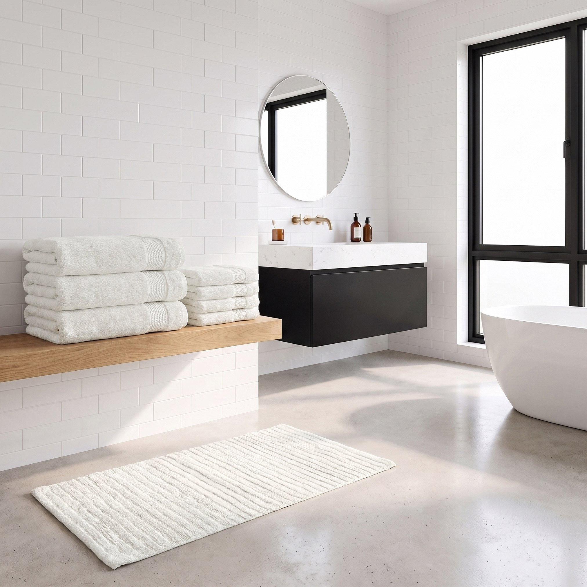 Opulence Turkish Luxury Bath Sheet - 90x150 cm-hbxbathroom-bathroomtextiles-image-5