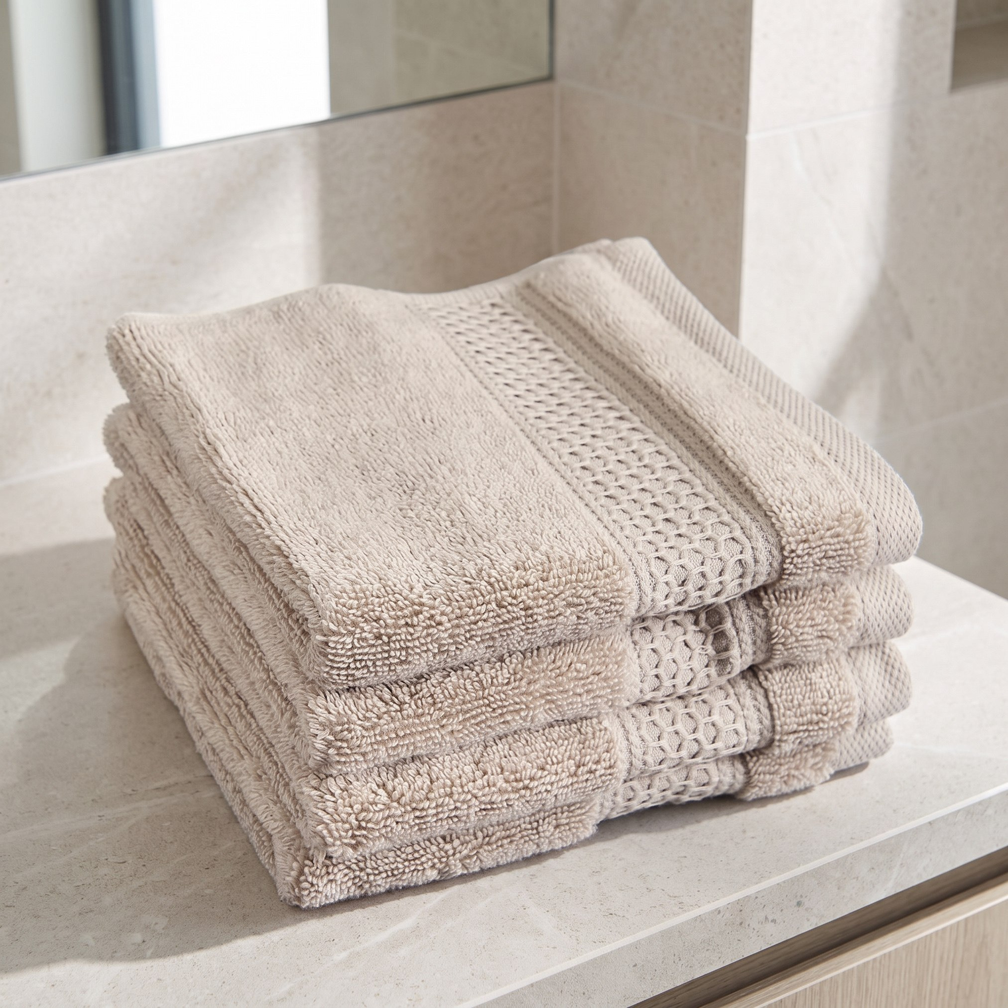 Opulence 4-Piece Turkish Luxury Face Towel Set - 30x30 cm-hbxbathroom-bathroomtextiles-image-1