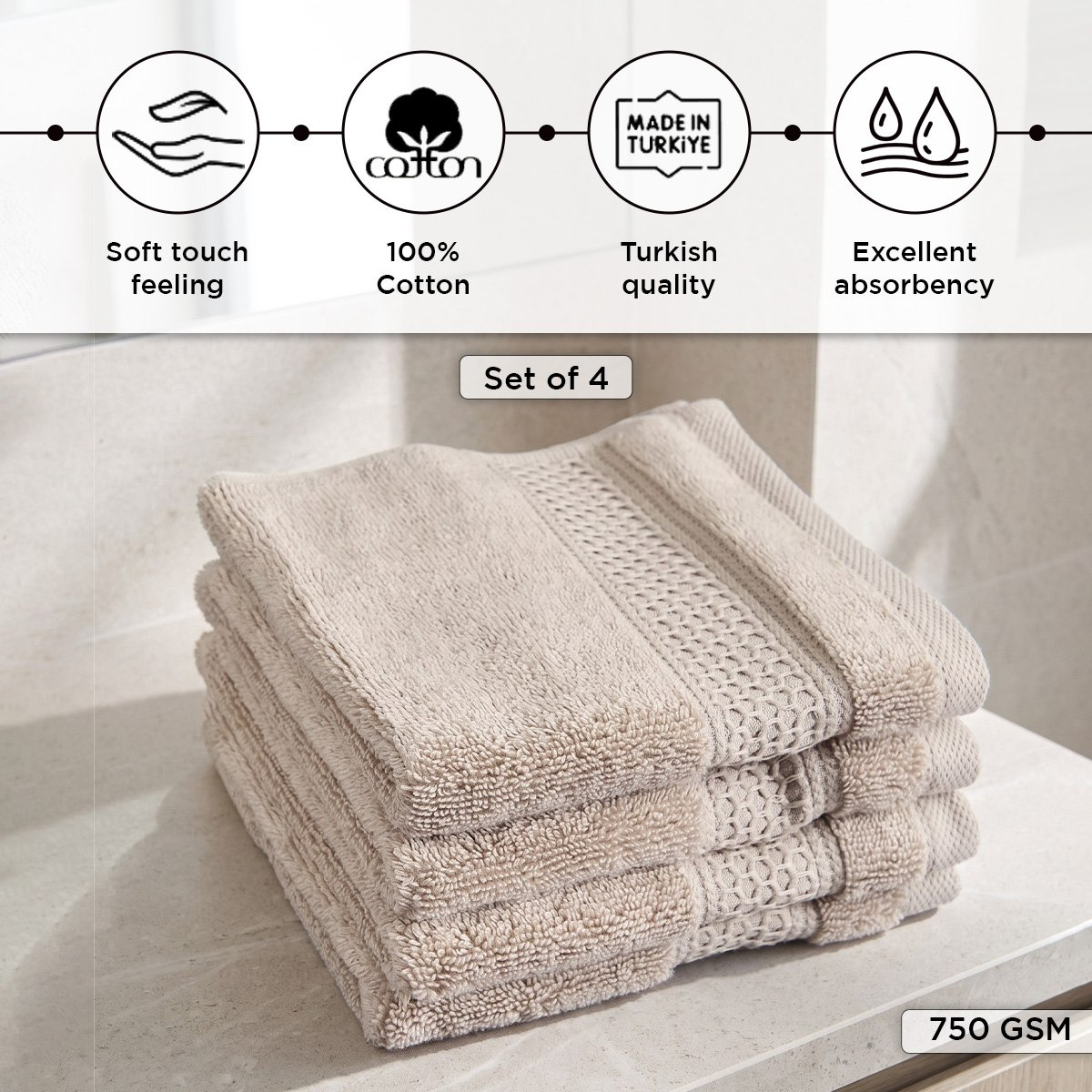 طقم مناشف وجه تركية فاخرة 4 قطع من أوبيولينس - 30x30 سم-hbxbathroom-bathroomtextiles-image-6