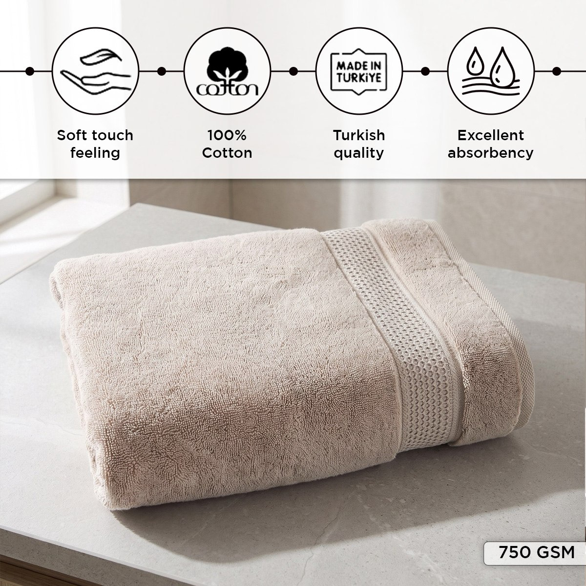 منشفة حمام تركي فاخرة من أوبيولنس - 70x140 سم-hbxbathroom-bathroomtextiles-image-6