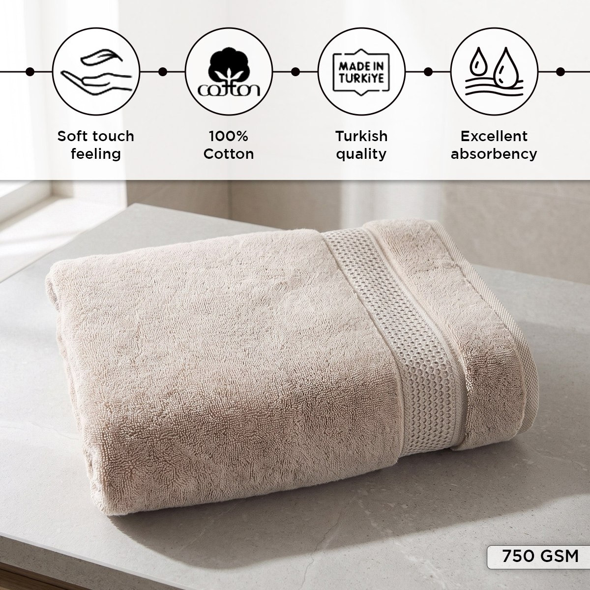 منشفة حمام كبيرة تركي فاخرة من أوبيولنس - 90x150 سم-hbxbathroom-bathroomtextiles-image-6