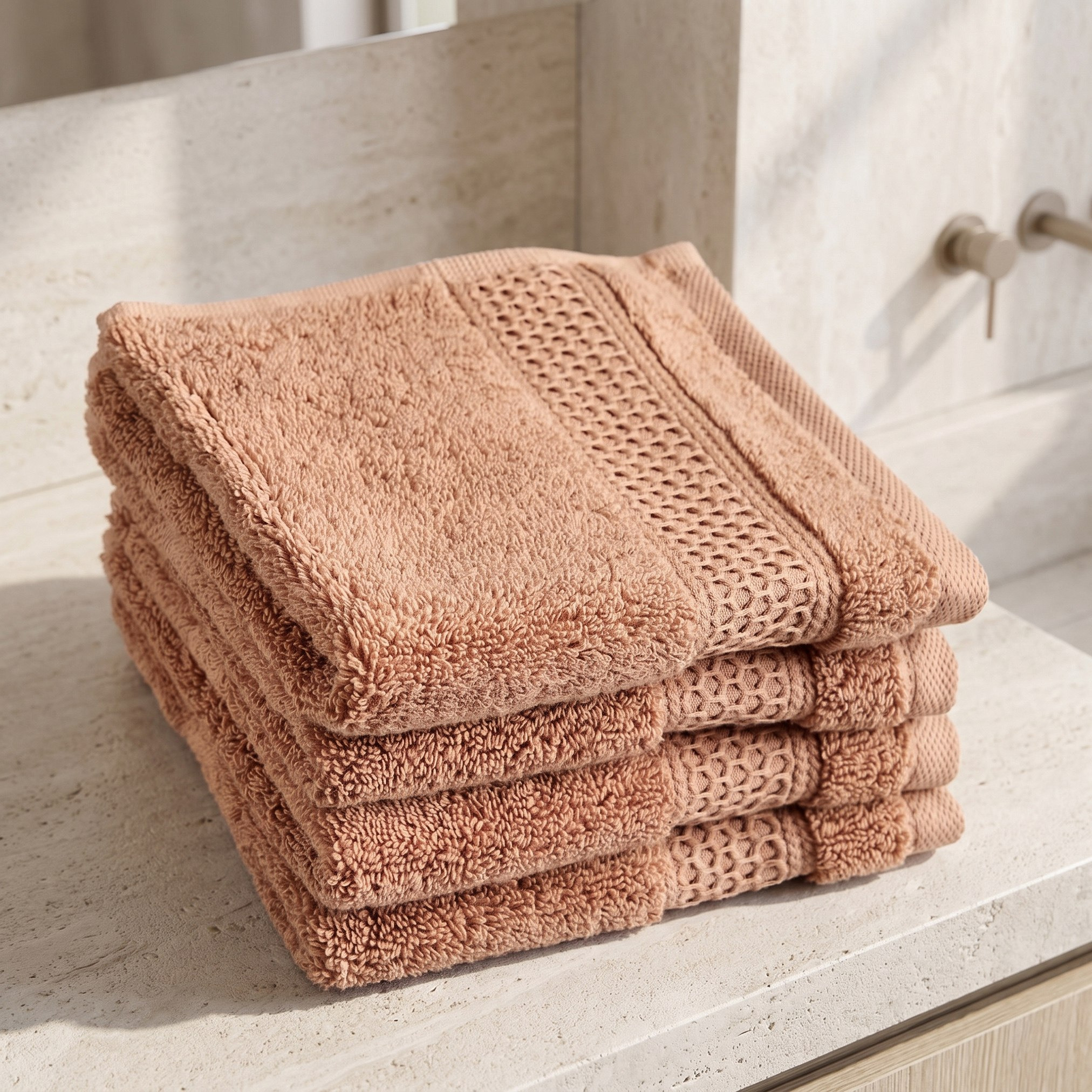 Opulence 4-Piece Turkish Luxury Face Towel Set - 30x30 cm-hbxbathroom-bathroomtextiles-image-1
