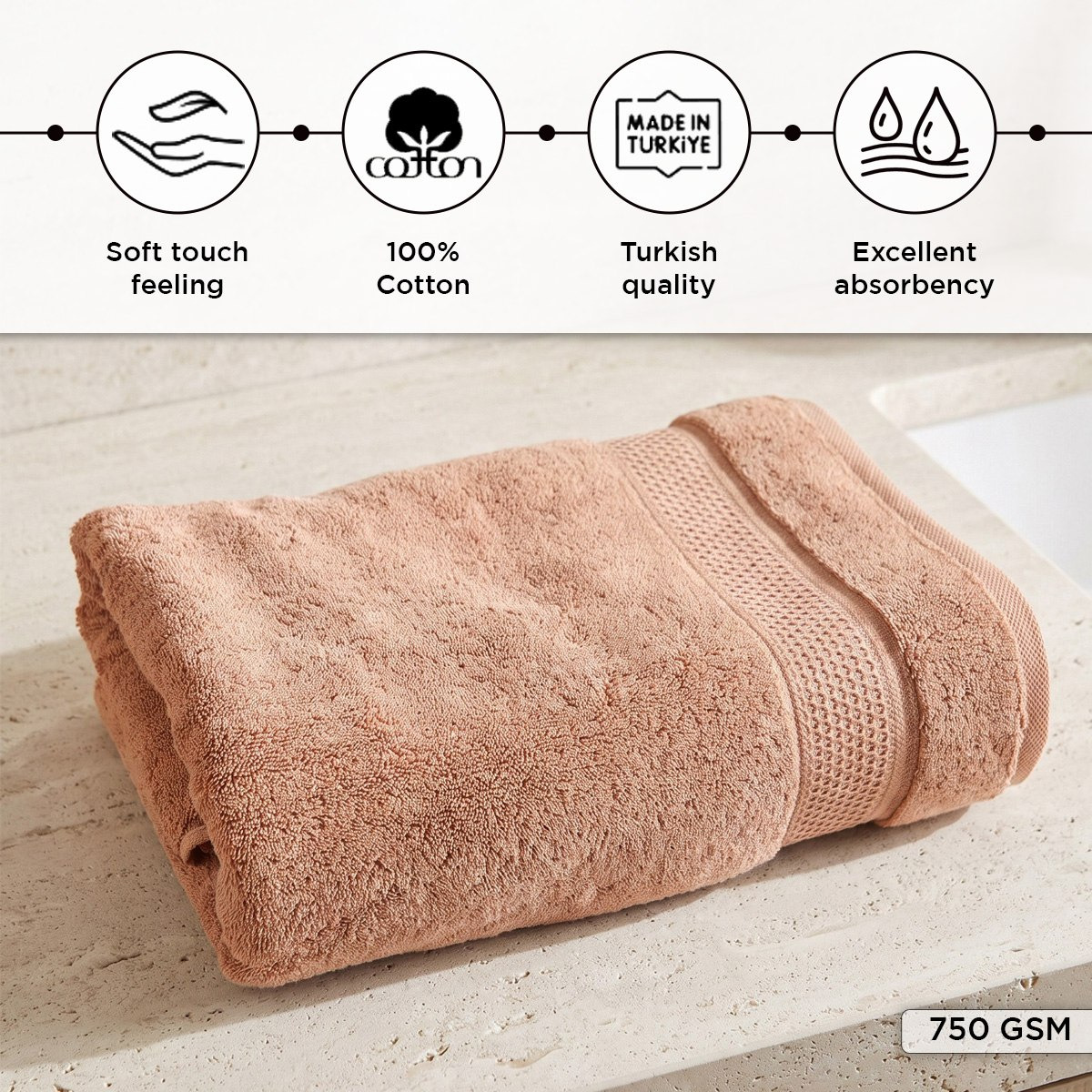 منشفة حمام تركي فاخرة من أوبيولنس - 70x140 سم-hbxbathroom-bathroomtextiles-image-6