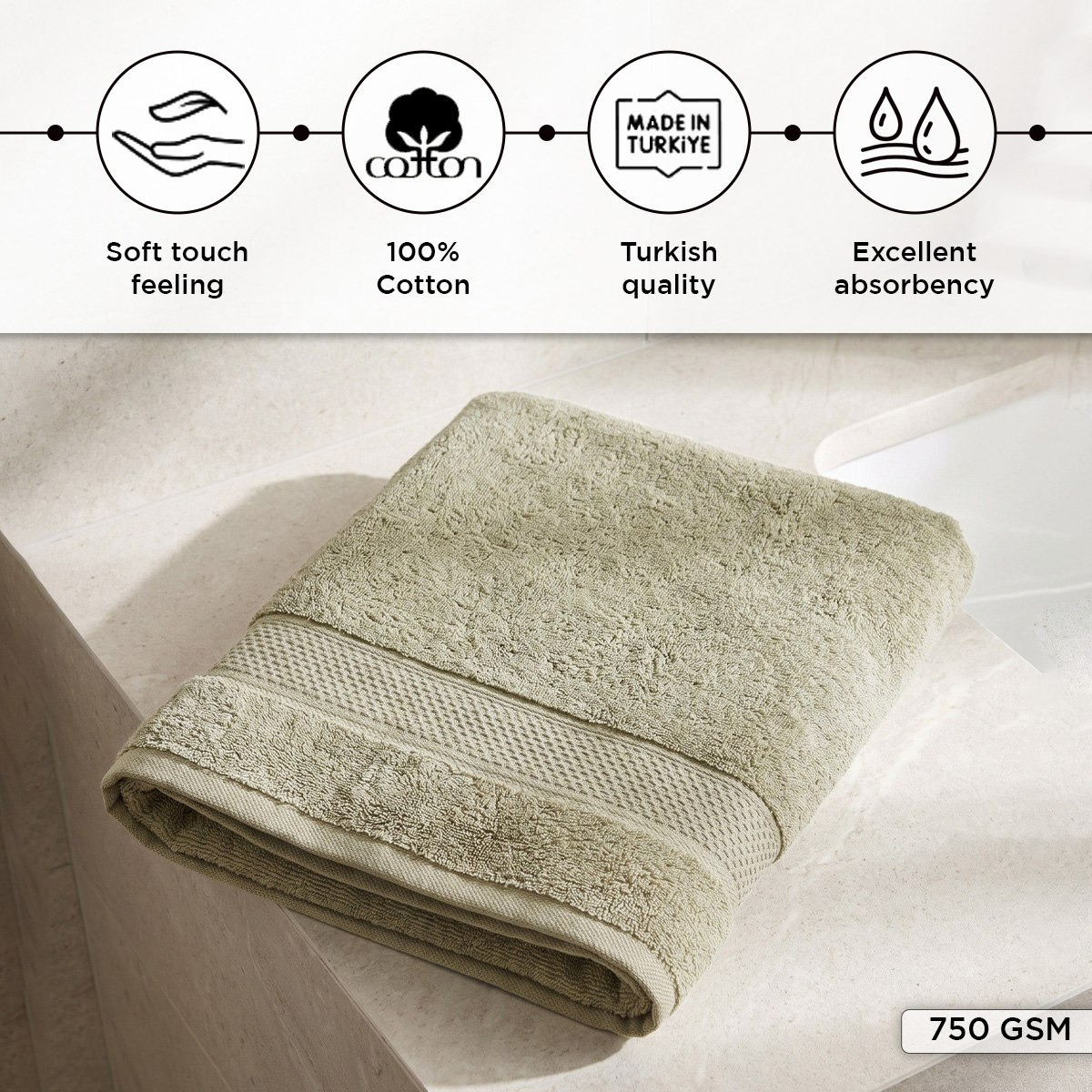 منشفة حمام تركي فاخرة من أوبيولنس - 70x140 سم-hbxbathroom-bathroomtextiles-image-6