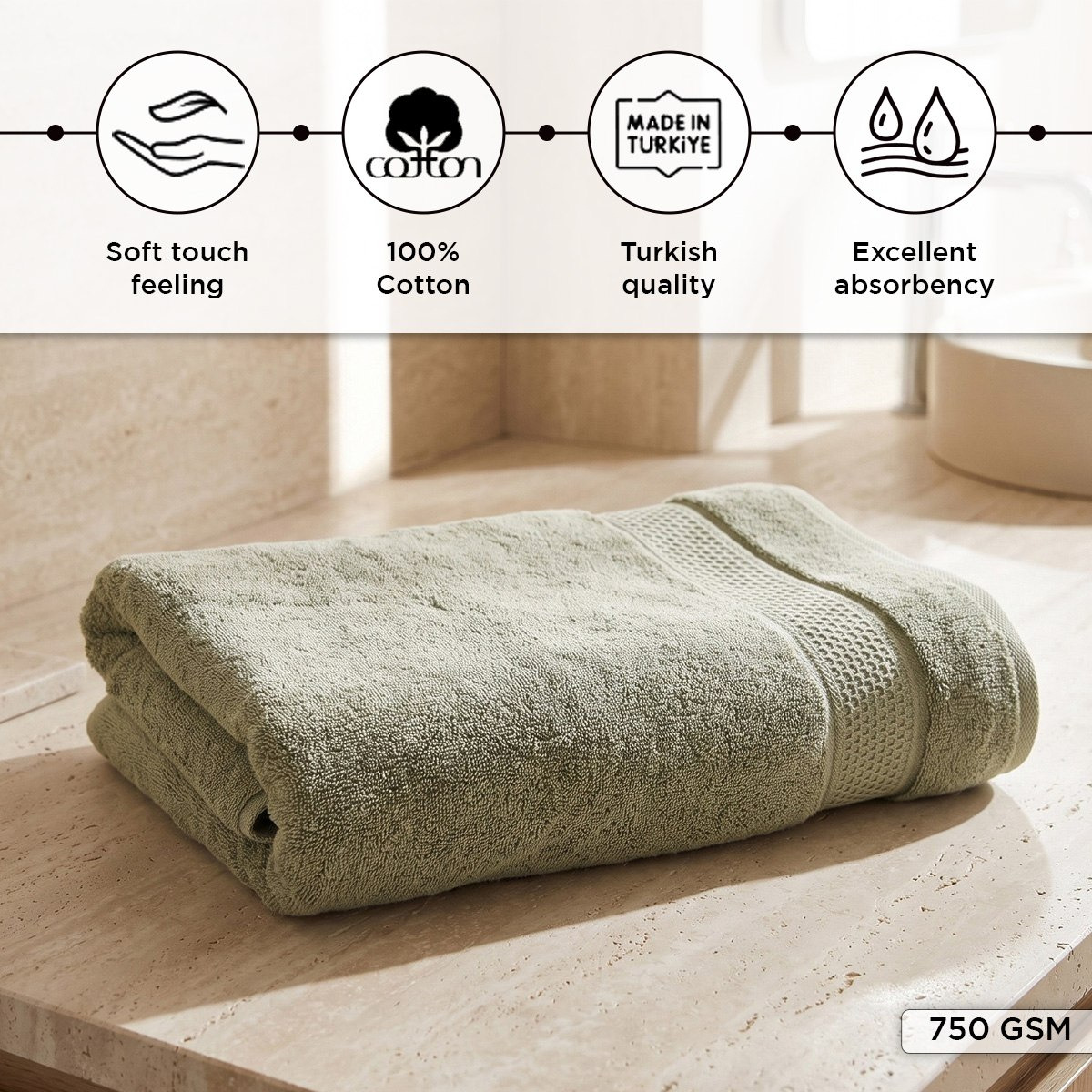 منشفة حمام كبيرة تركي فاخرة من أوبيولنس - 90x150 سم-hbxbathroom-bathroomtextiles-image-6