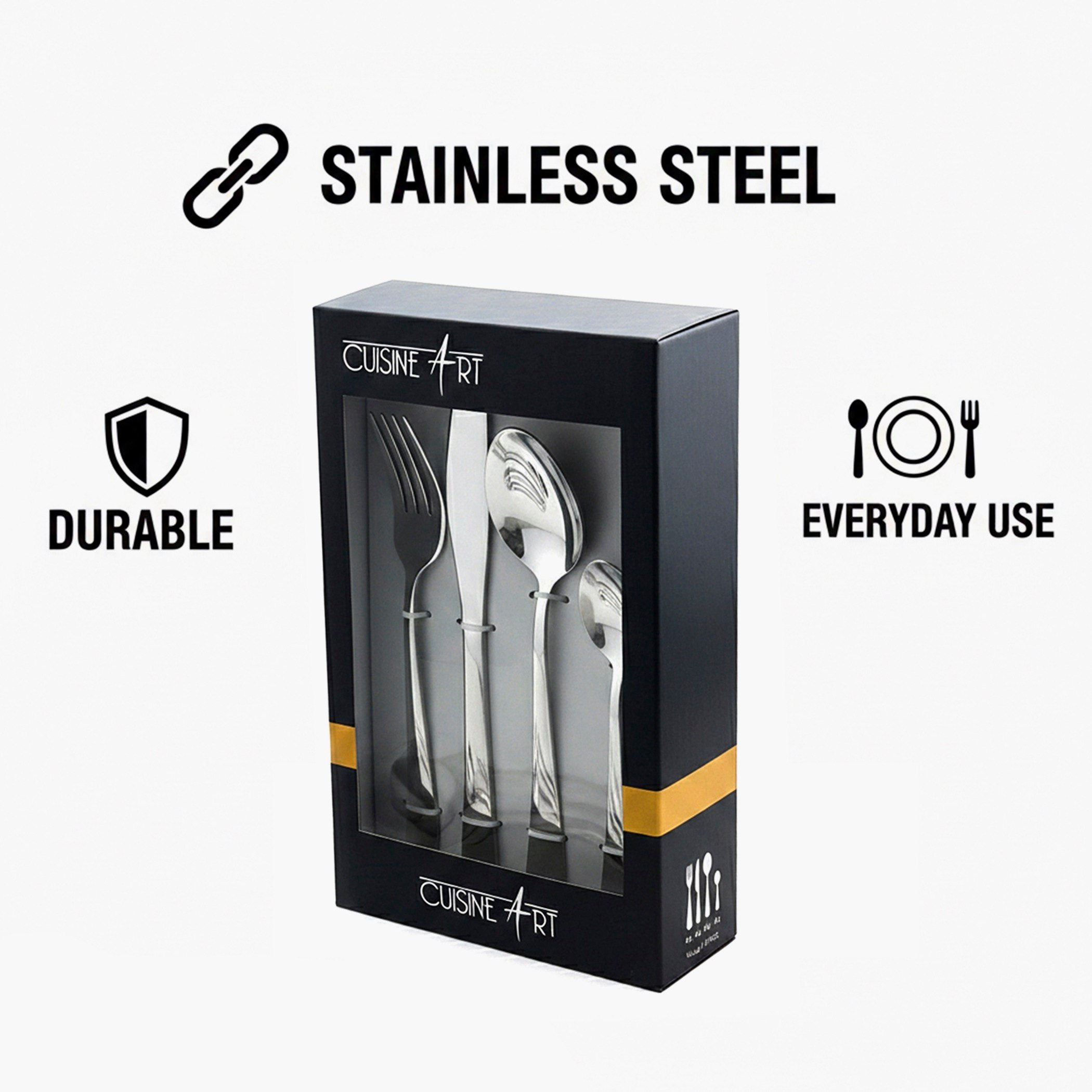 Cuisine Art Sasa 16-Piece Cutlery Set-hbxdecorandfurnishings-tabletop-cutlery-image-3