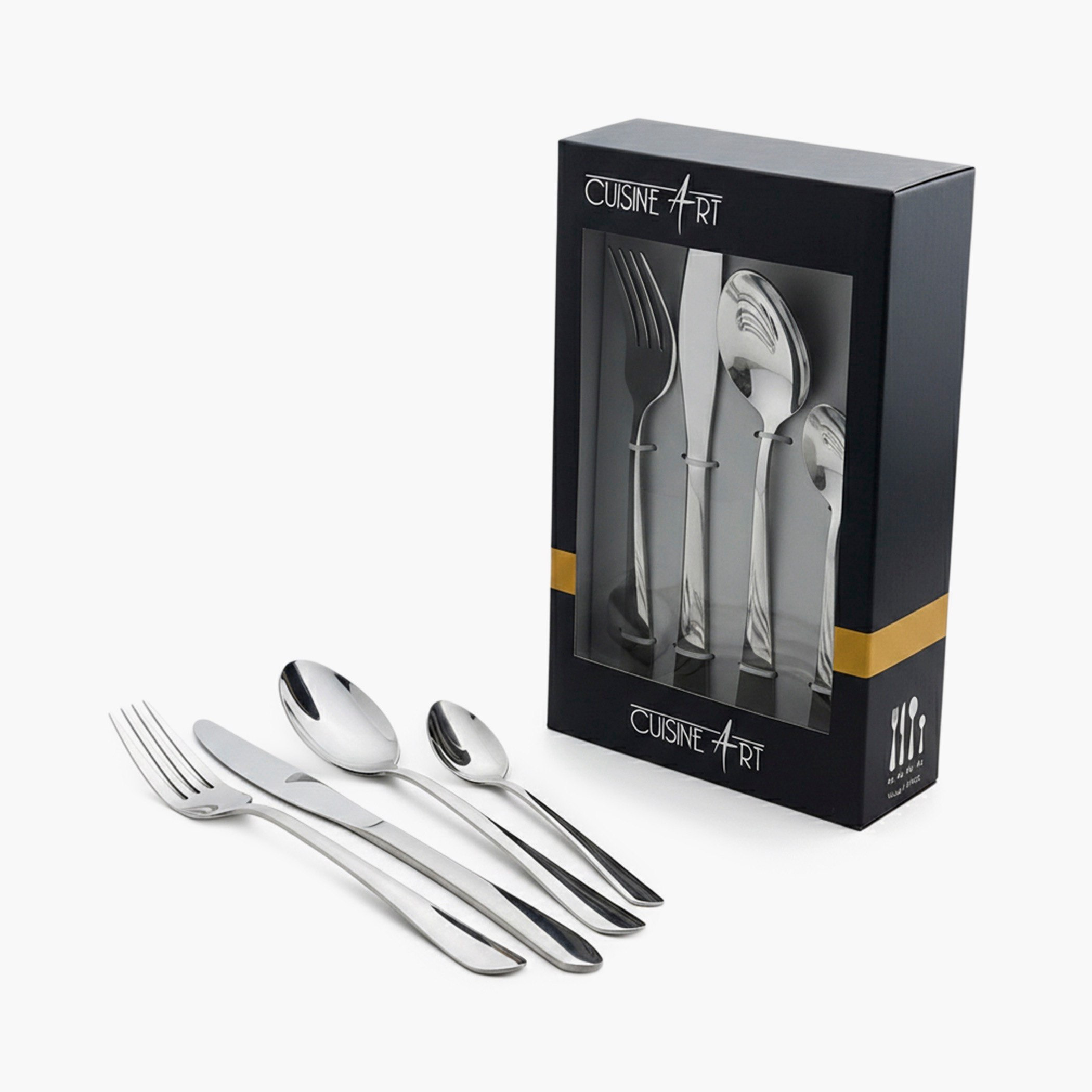 Cuisine Art Sasa 16-Piece Cutlery Set-hbxdecorandfurnishings-tabletop-cutlery-image-4