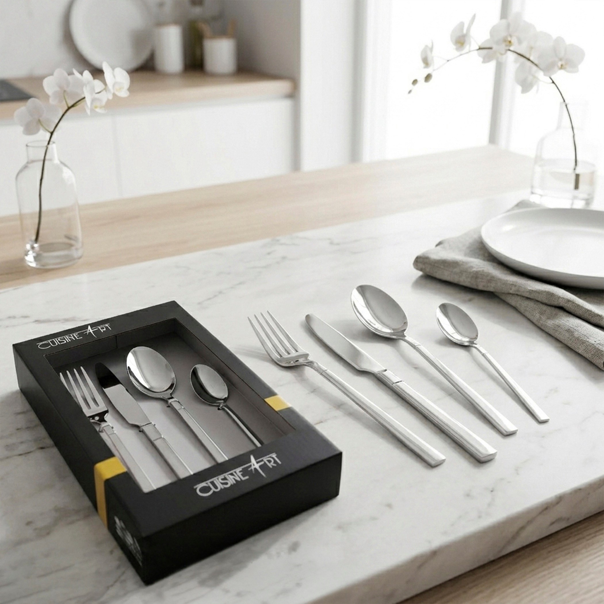 Cuisine Art Jamie 16-Piece Cutlery Set-hbxdecorandfurnishings-tabletop-cutlery-image-3