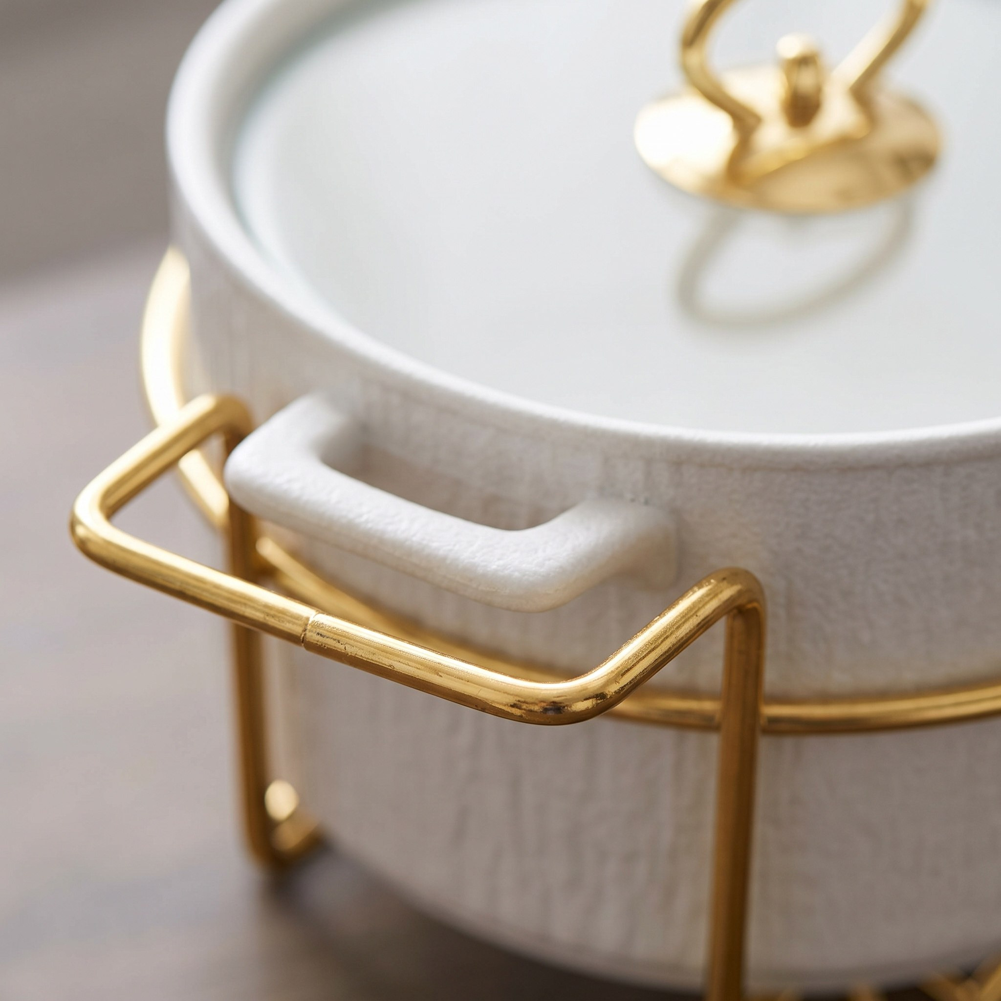 Celtic Round Food Warmer with Candle Stand - 2 L-hbxdecorandfurnishings-tabletop-serveware-image-3