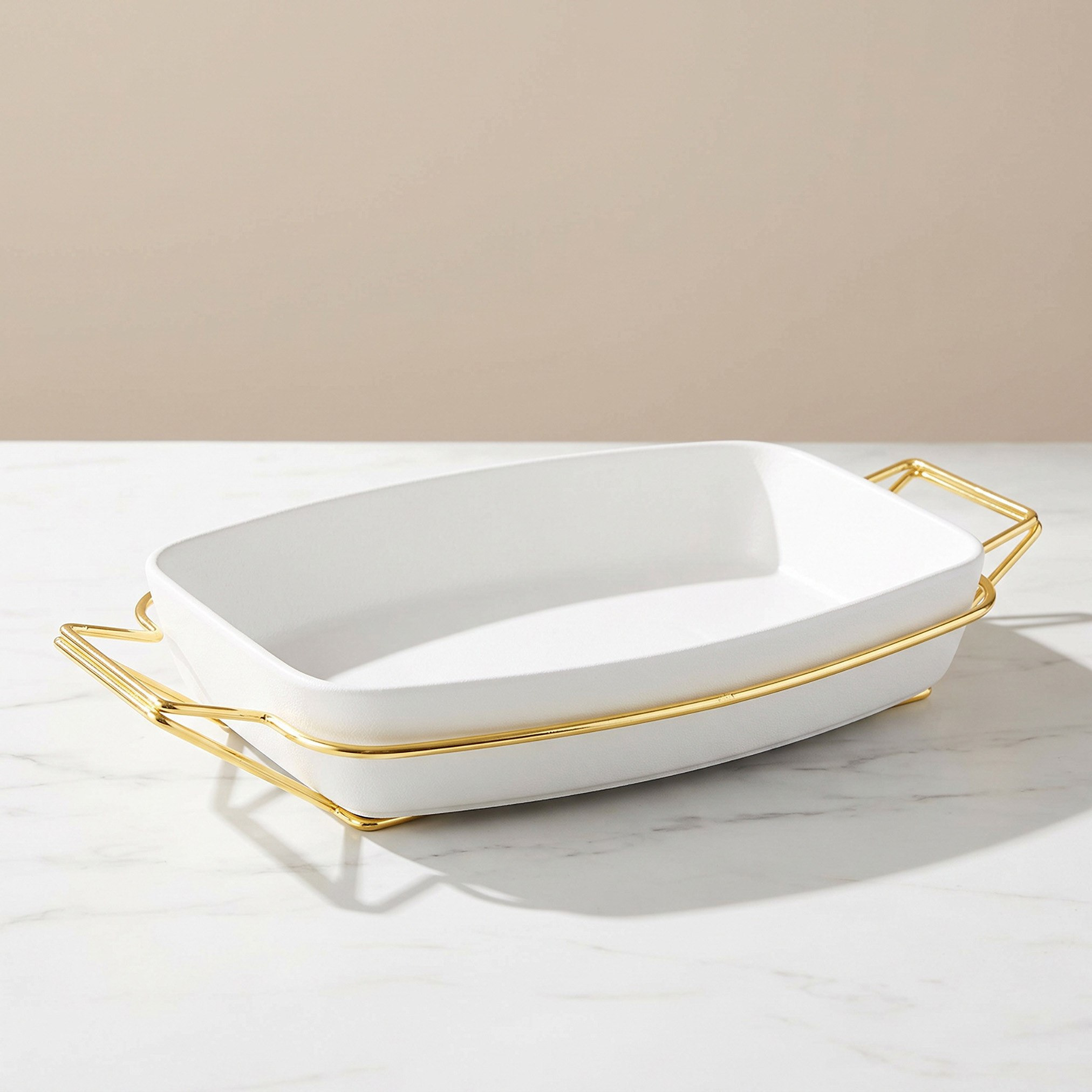 Celtic Rectangular Serving Dish with Stand - 25.8x18x5.8 cm-hbxdecorandfurnishings-tabletop-serveware-image-2