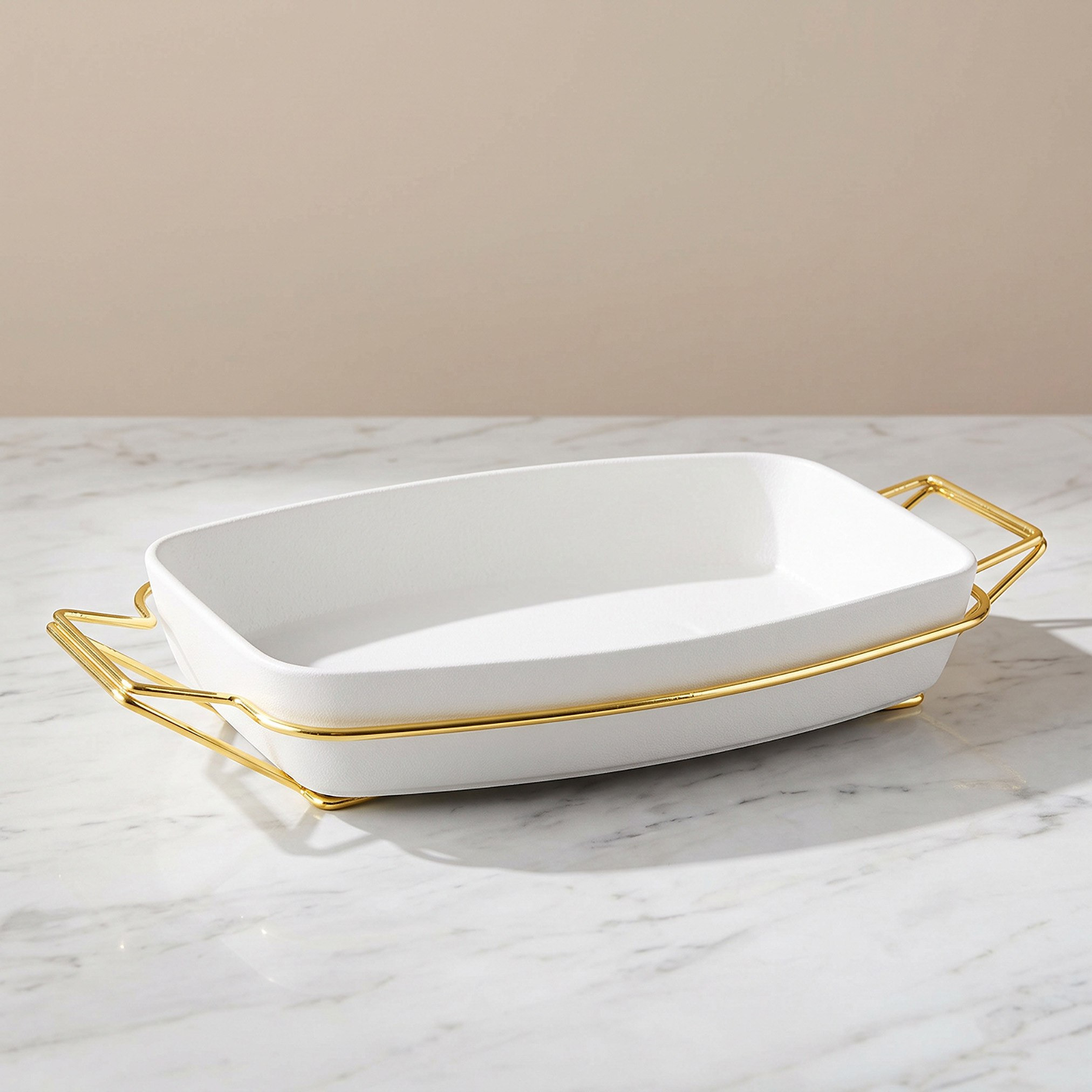 Celtic Rectangular Serving Dish with Stand - 31x21x5.8 cm-hbxdecorandfurnishings-tabletop-serveware-image-2