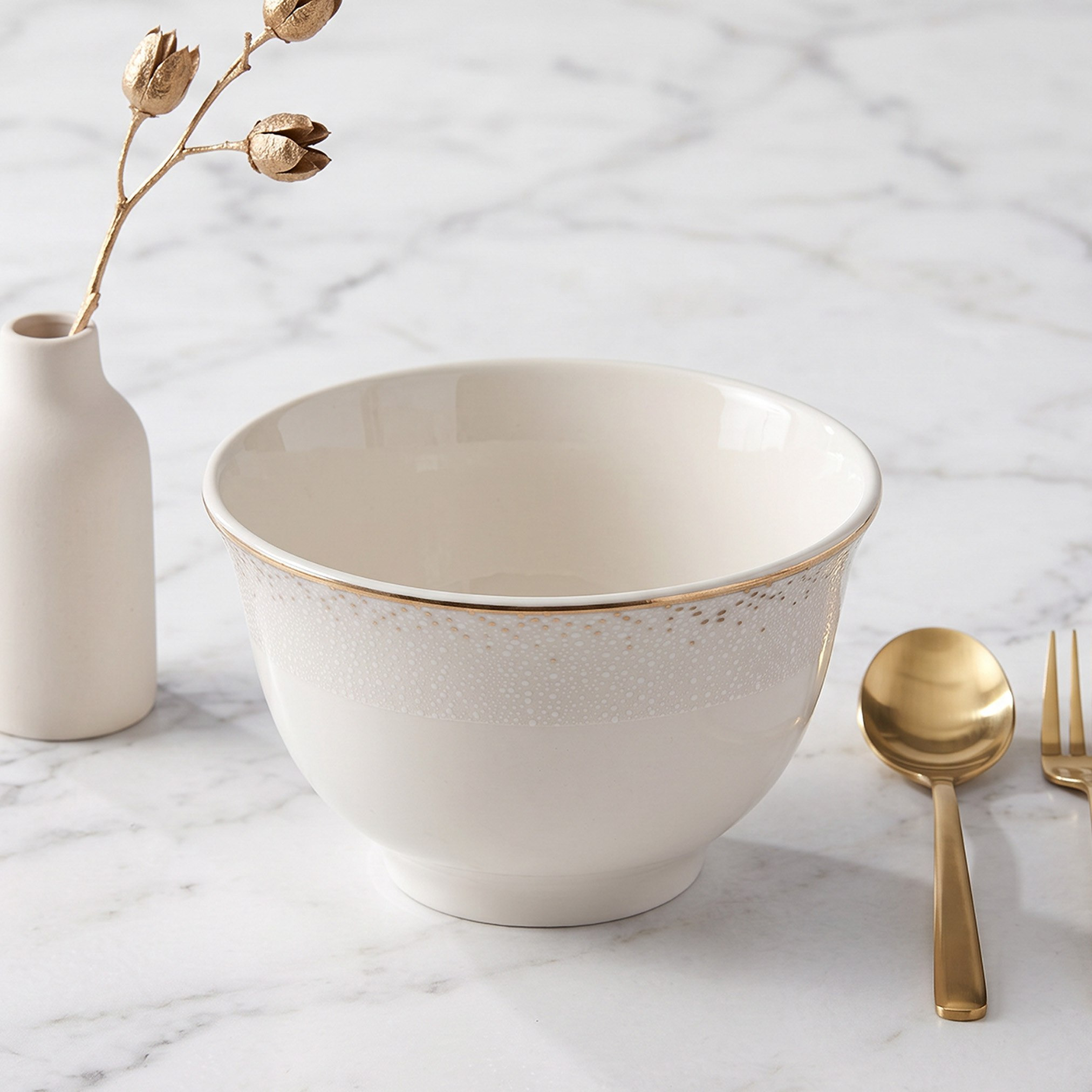 Lena New Bone China Dip Bowl - 10 cm-hbxdecorandfurnishings-tabletop-crockery-image-1