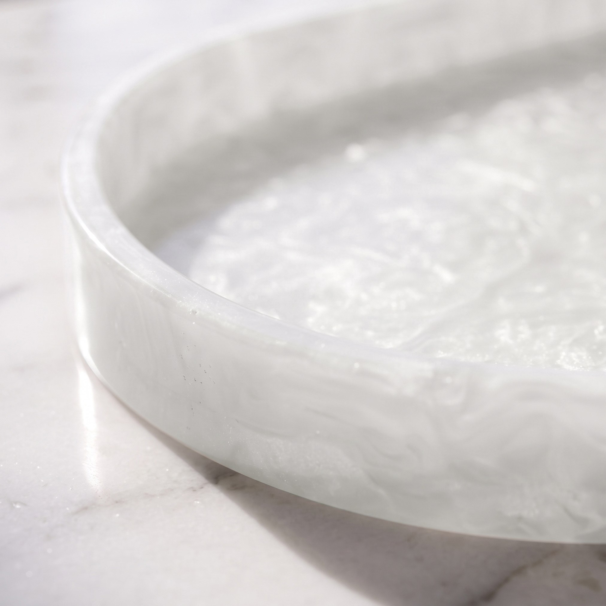 صينية مناشف راتنج - بيرل-hbxdecorandfurnishings-bathroomaccessories-bathroomsets-image-2