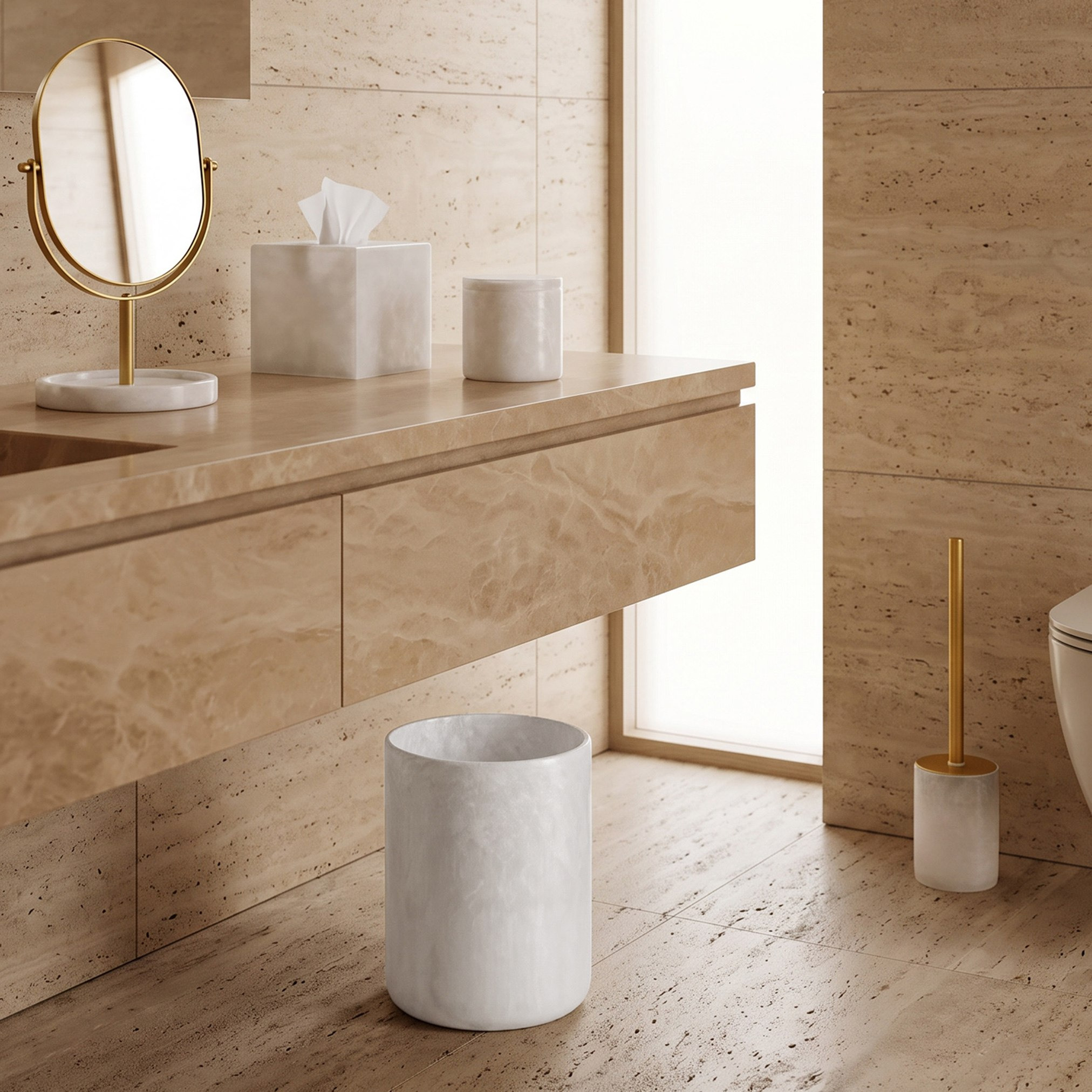 سلة نفايات راتنج - بيرل-hbxdecorandfurnishings-bathroomaccessories-bathroomsets-image-4
