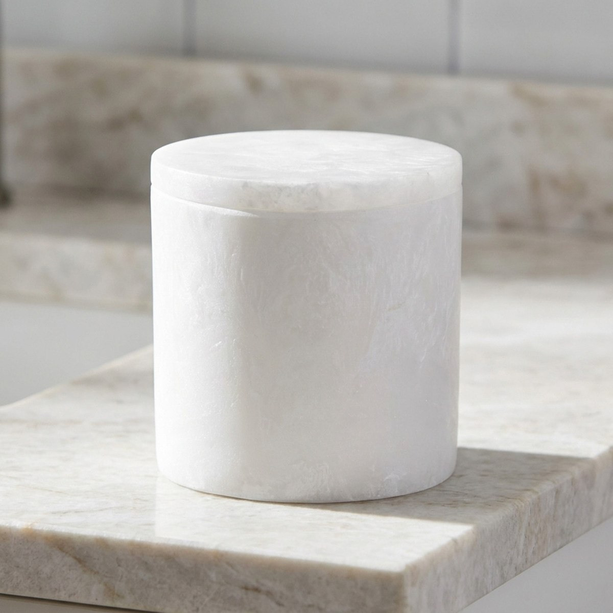 Pearl Resin Cotton Jar-hbxhomeware-bathandlaundry-tissueboxesandcottonjars-image-1