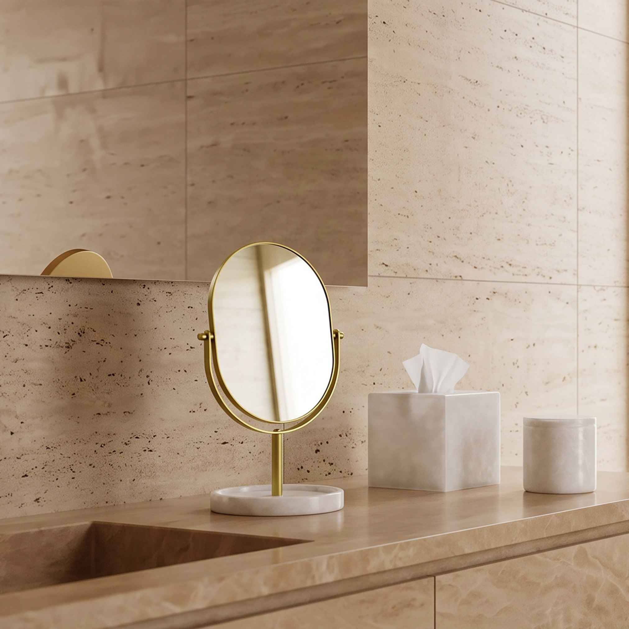 مرآة طاولة راتنج من بيرل-hbxdecorandfurnishings-bathroomaccessories-bathroomsets-image-4