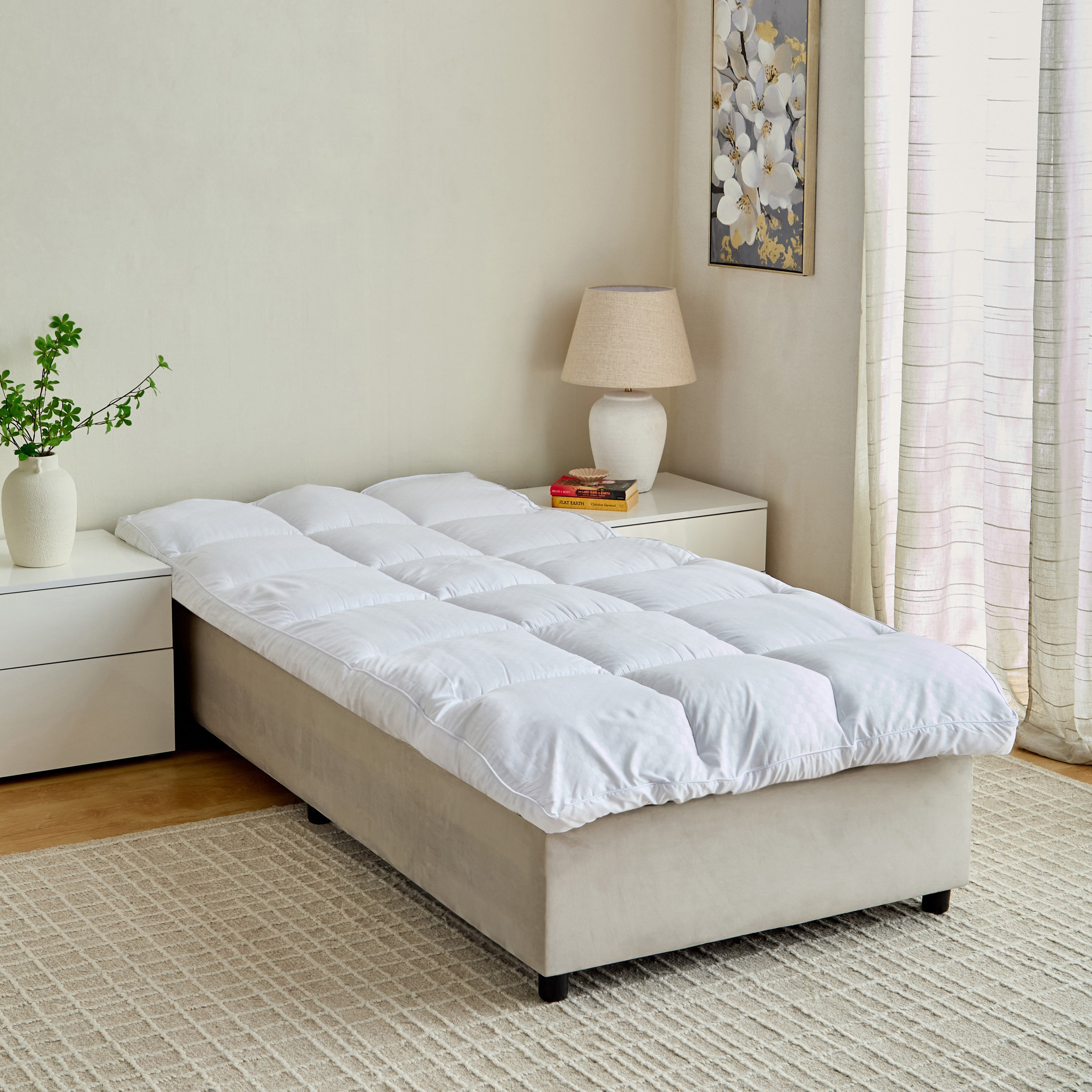 Hilton Actifresh Single Mattress Topper - 90x200+4 cm-hbxhomeware-hbxbedroom-image-1