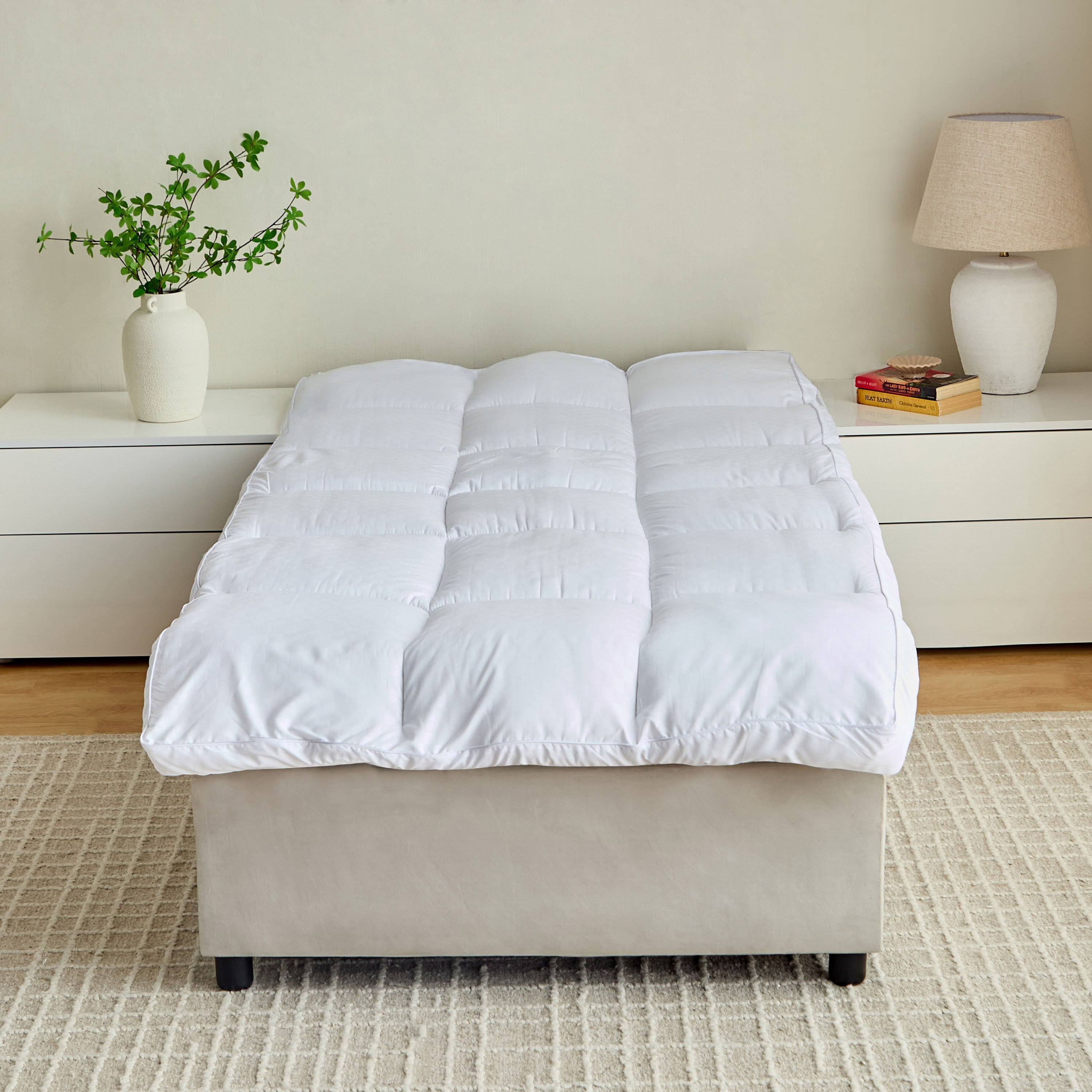 Hilton Actifresh Extra Thick Single Mattress Topper - 90x200+8 cm-hbxhomeware-hbxbedroom-image-2