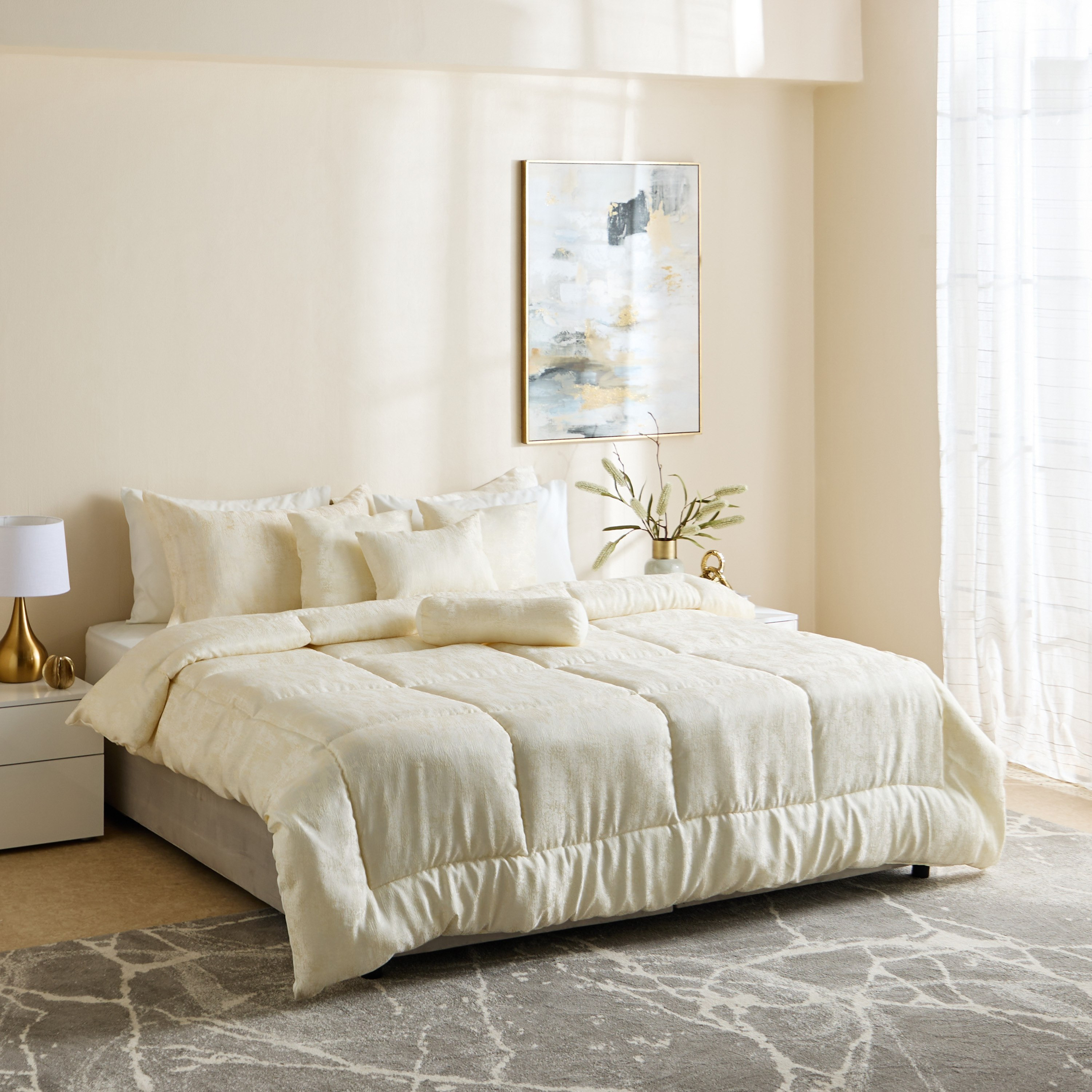 Artisan Deluxe Trado 10-Piece Jacquard BIAB Super King Comforter Set - 240x260 cm-hbxhomeware-hbxbedroom-image-10