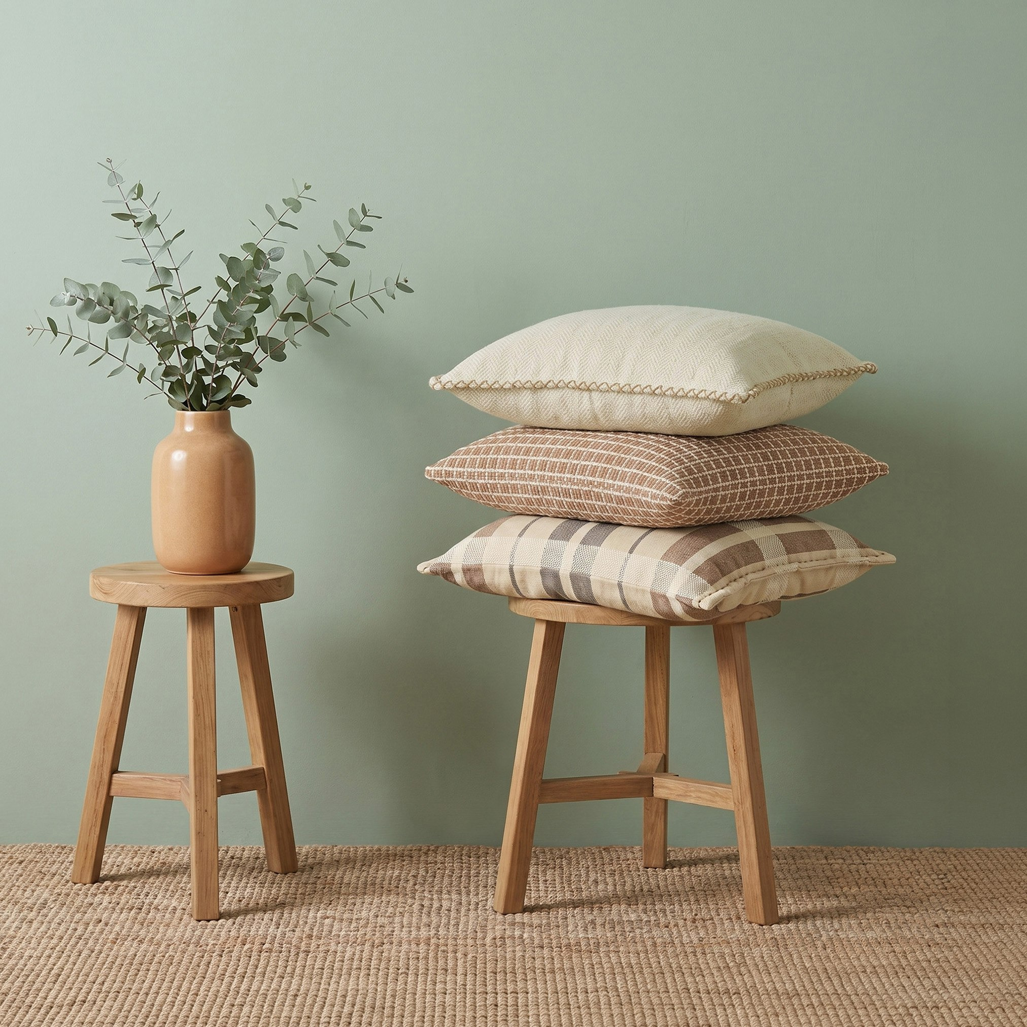 Terra Broken Stripe Filled Cushion - 50x50 cm-hbxlivingroom-furnishings-cushionsandcovers-filledcushions-image-5